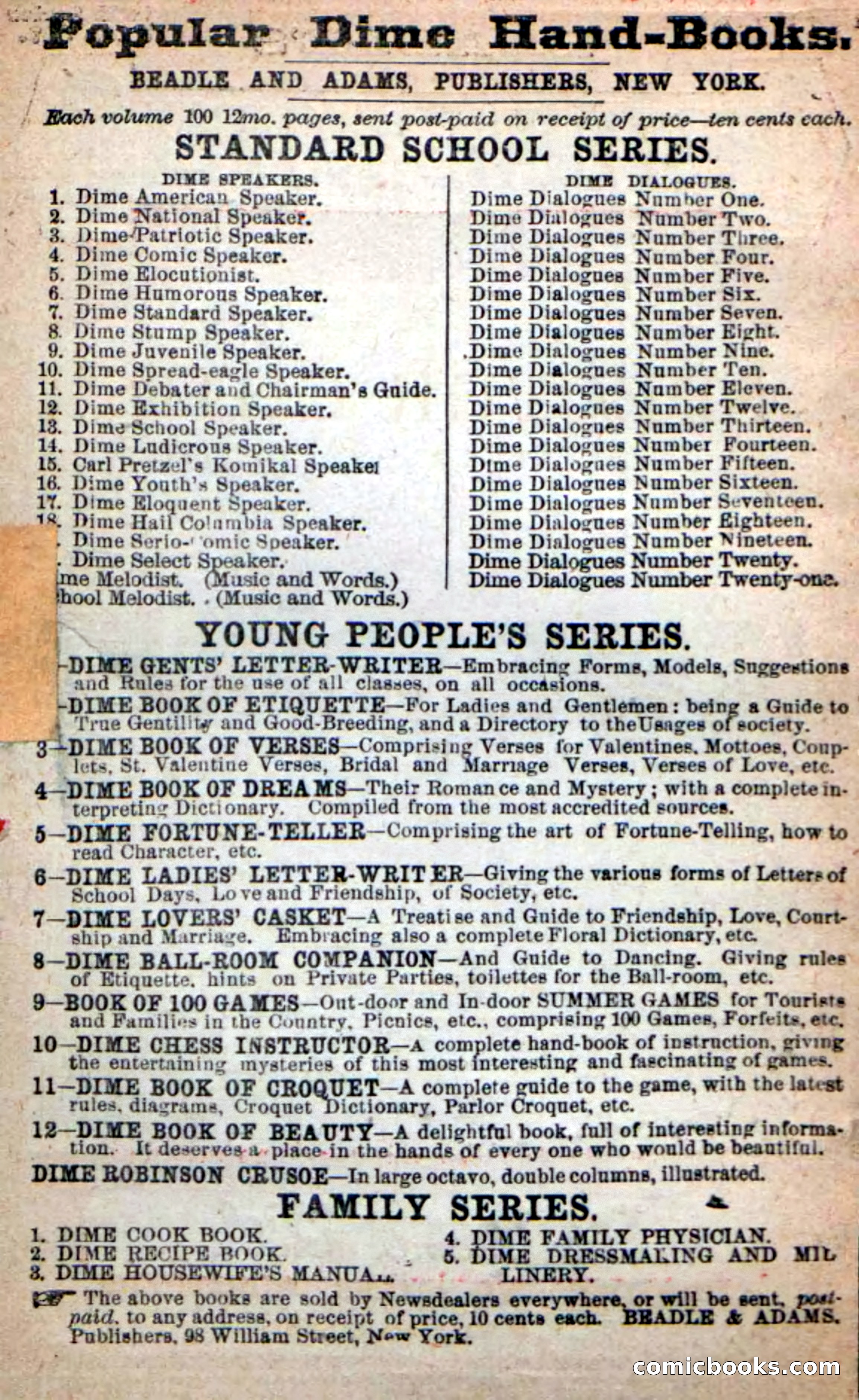 Beadle's New Dime Novels: The Specter Chief — page 2 of 100