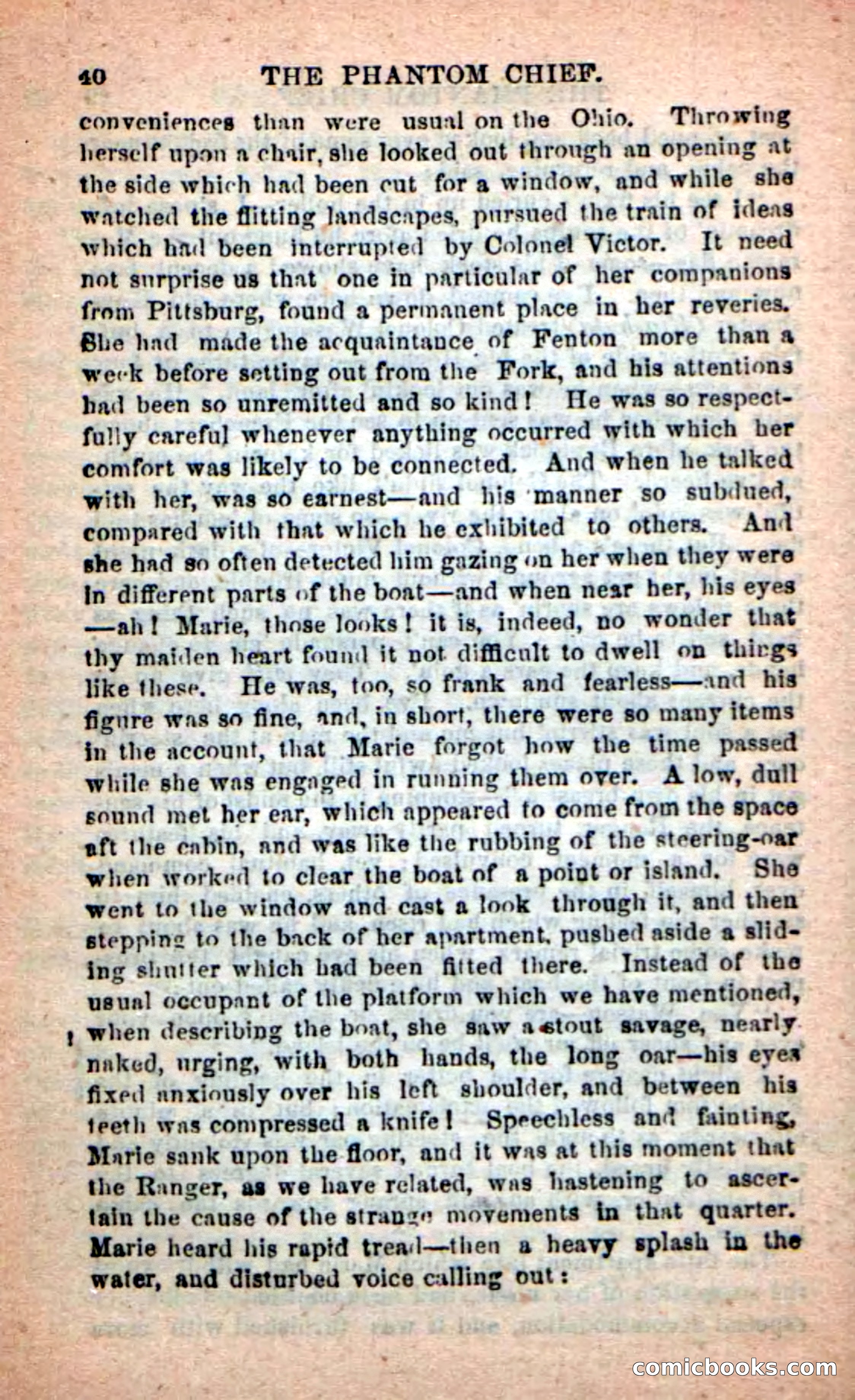 Beadle's New Dime Novels: The Specter Chief — page 36 of 100