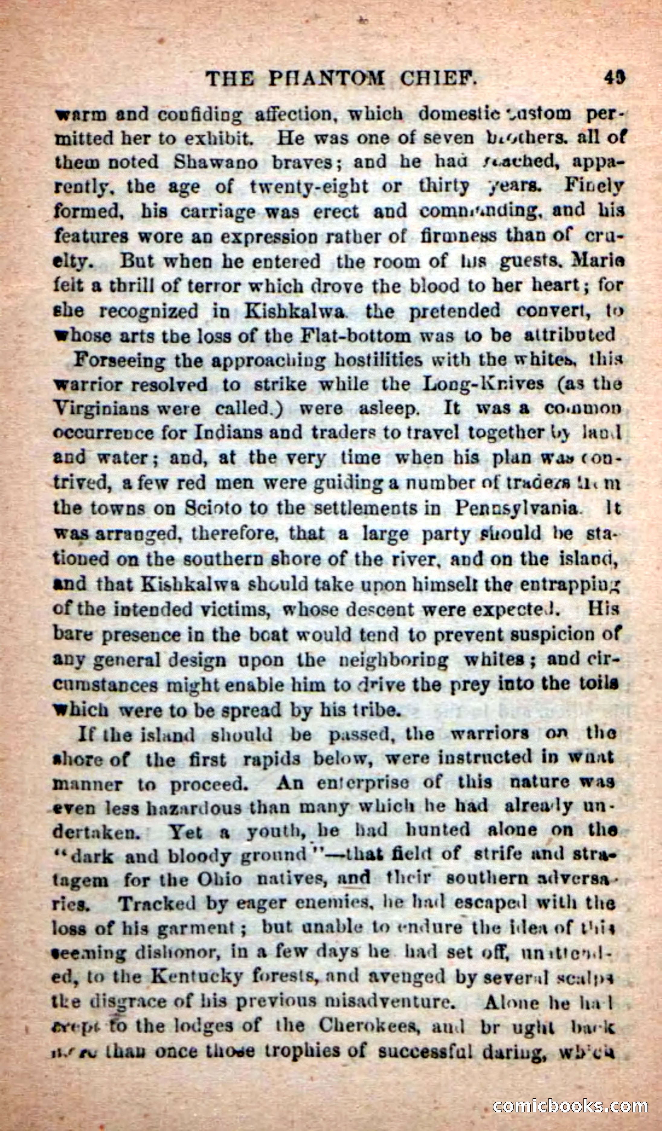 Beadle's New Dime Novels: The Specter Chief — page 45 of 100