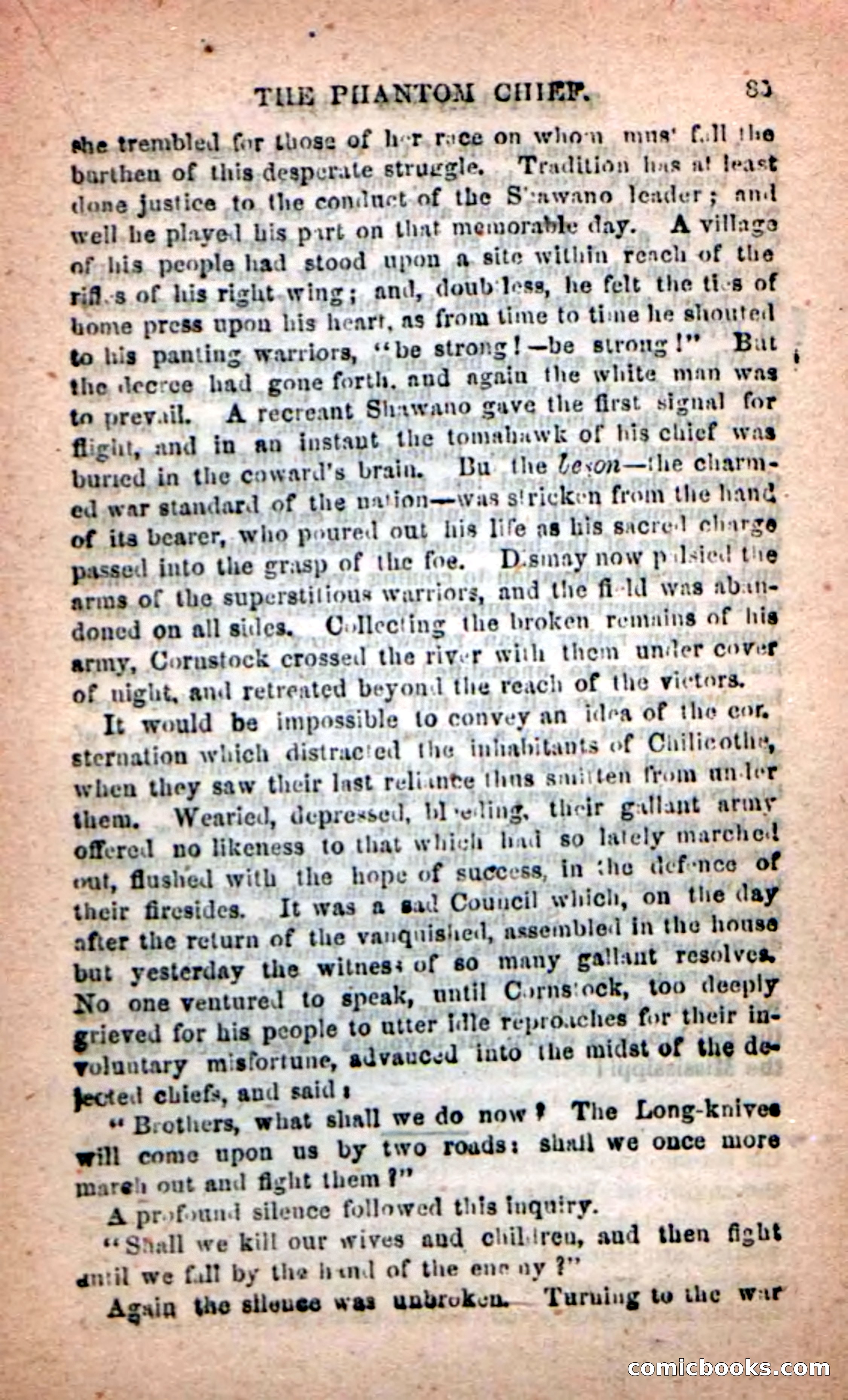 Beadle's New Dime Novels: The Specter Chief — page 81 of 100