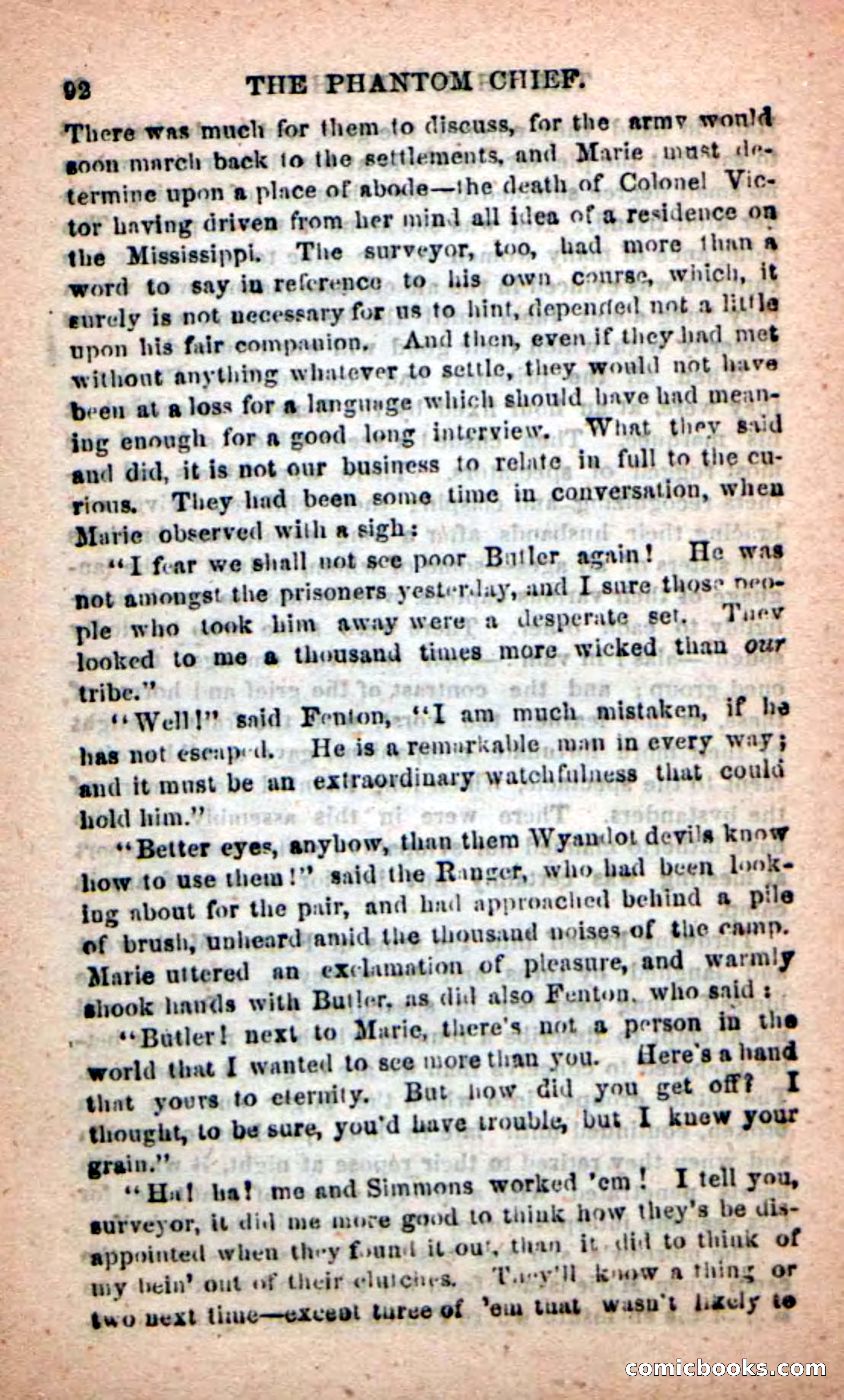 Beadle's New Dime Novels: The Specter Chief — page 88 of 100