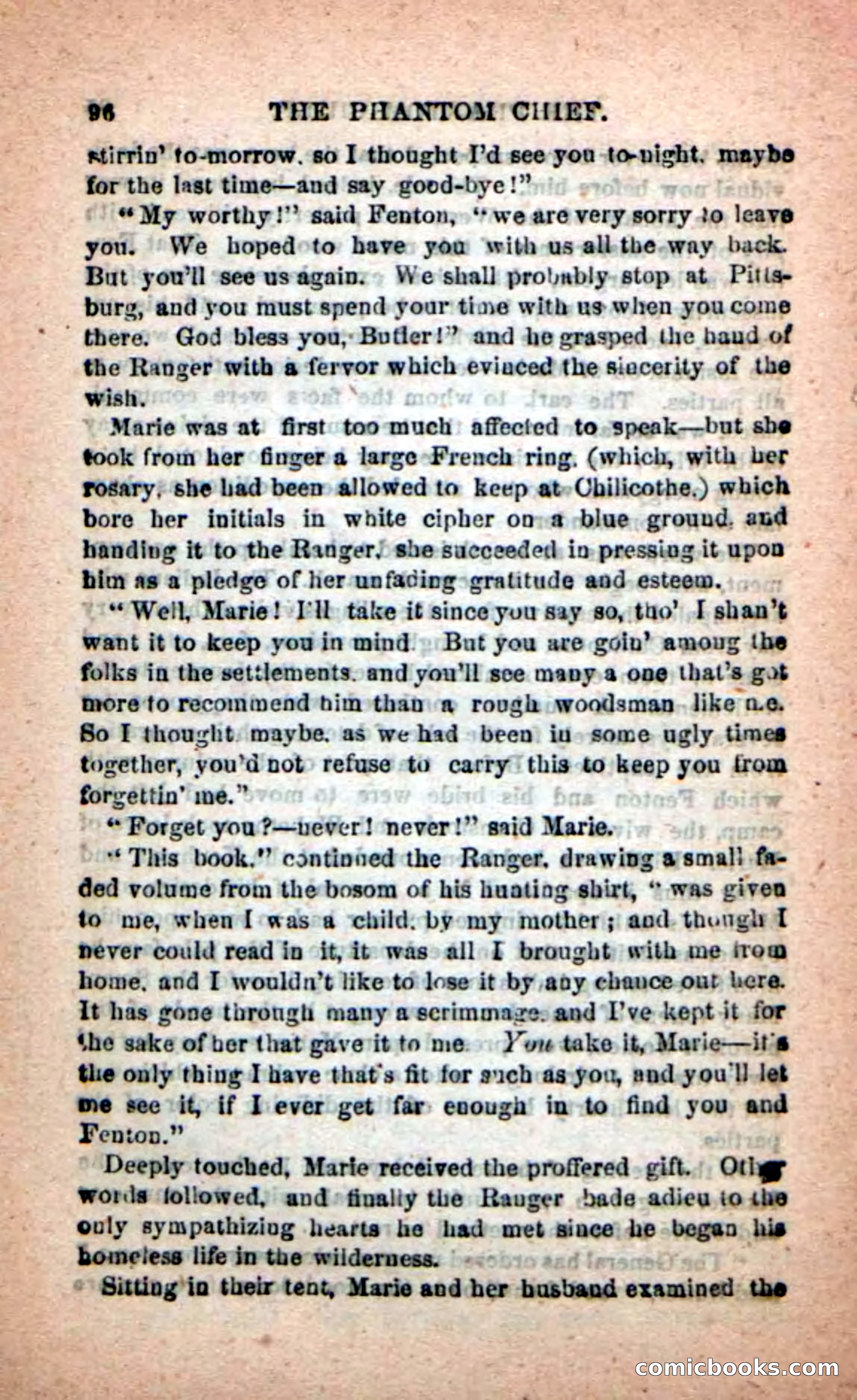 Beadle's New Dime Novels: The Specter Chief — page 92 of 100