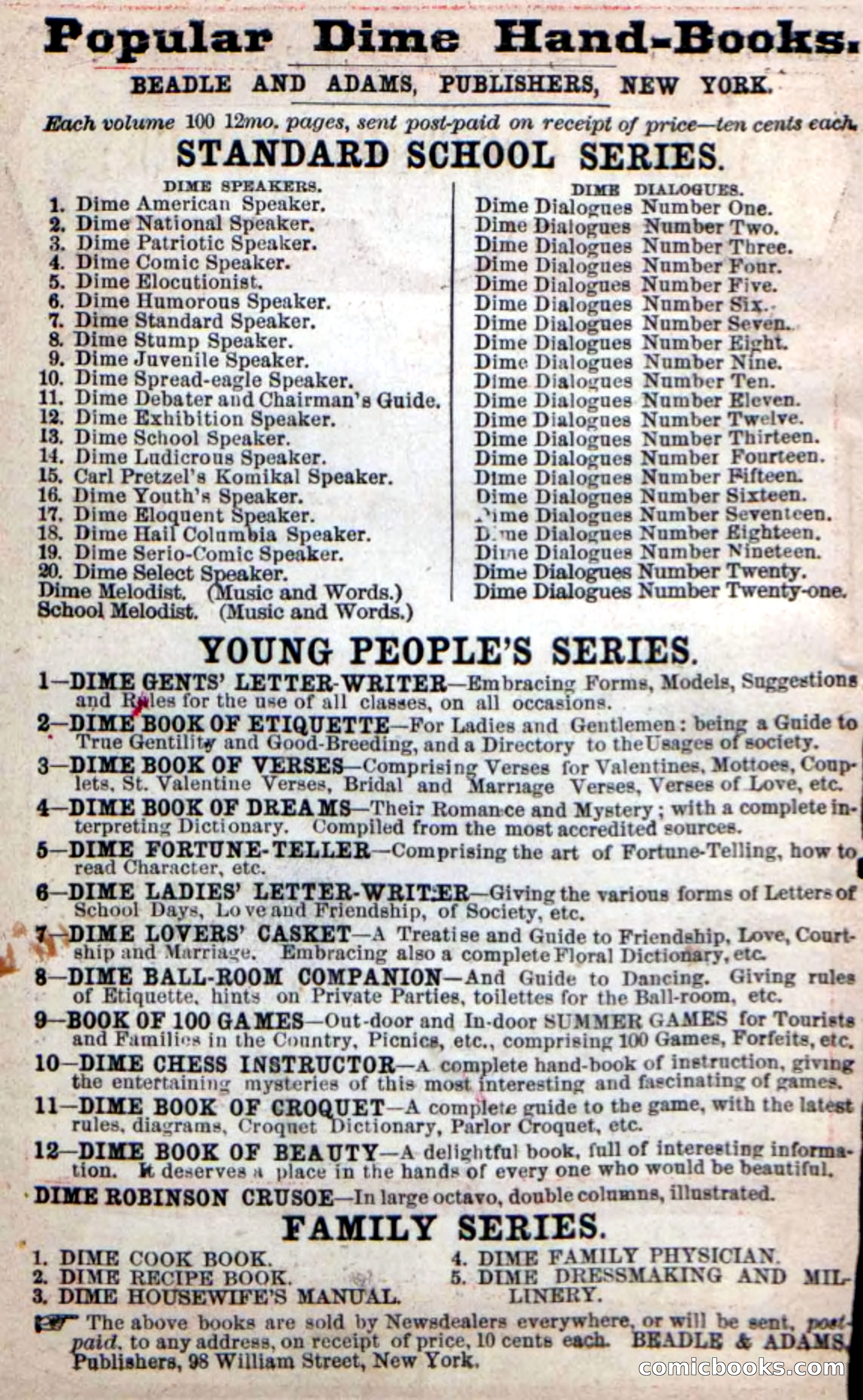 Beadle's New Dime Novels, No. 49 — page 2 of 100