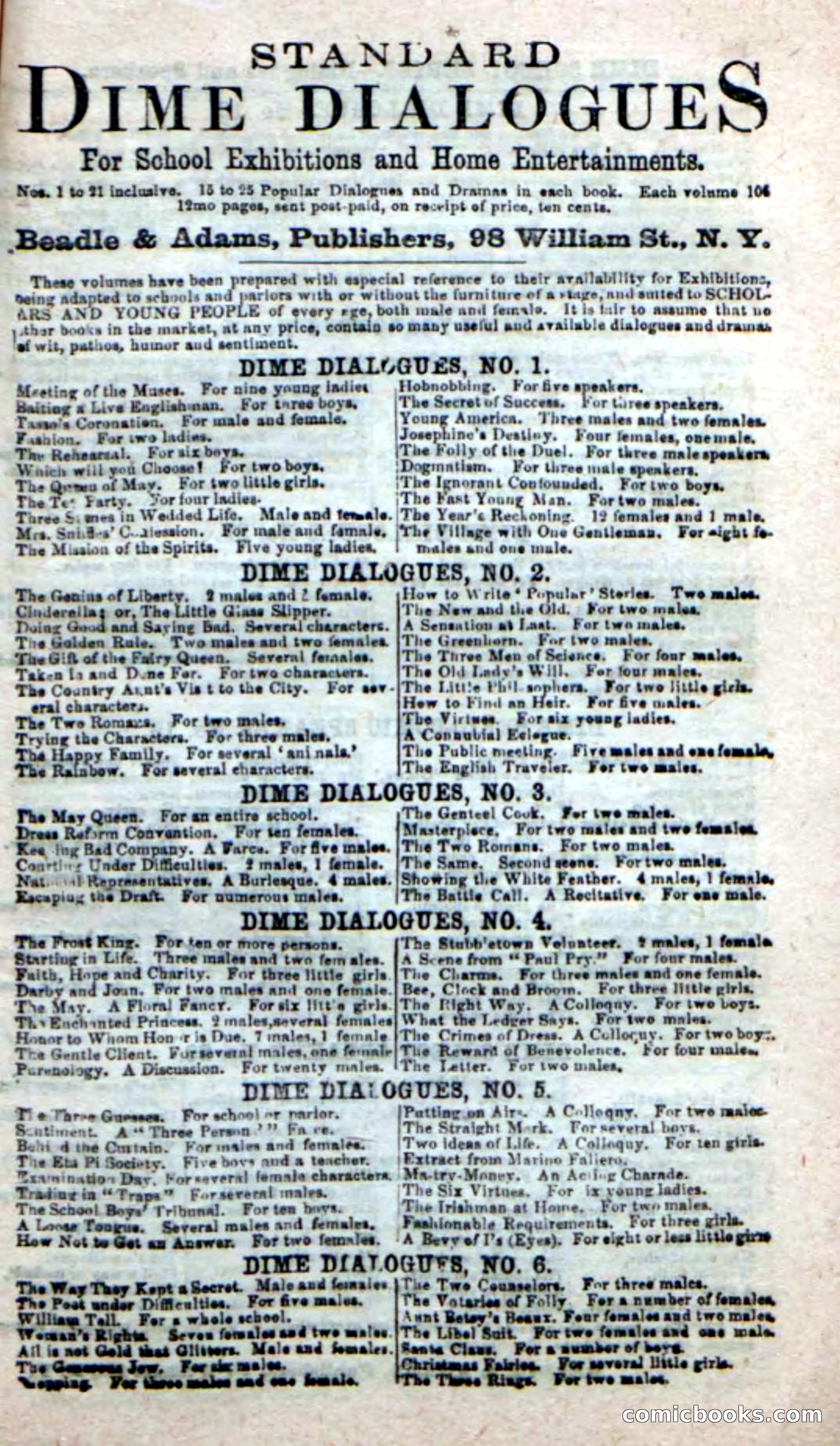 Beadle's New Dime Novels, No. 49 — page 95 of 100