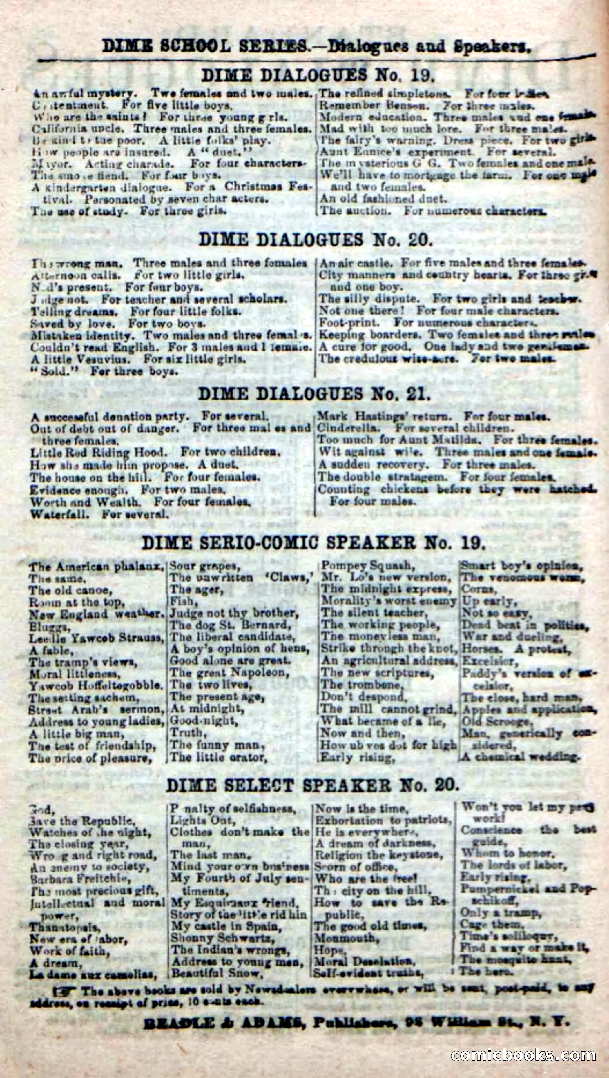 Beadle's New Dime Novels, No. 49 — page 96 of 100
