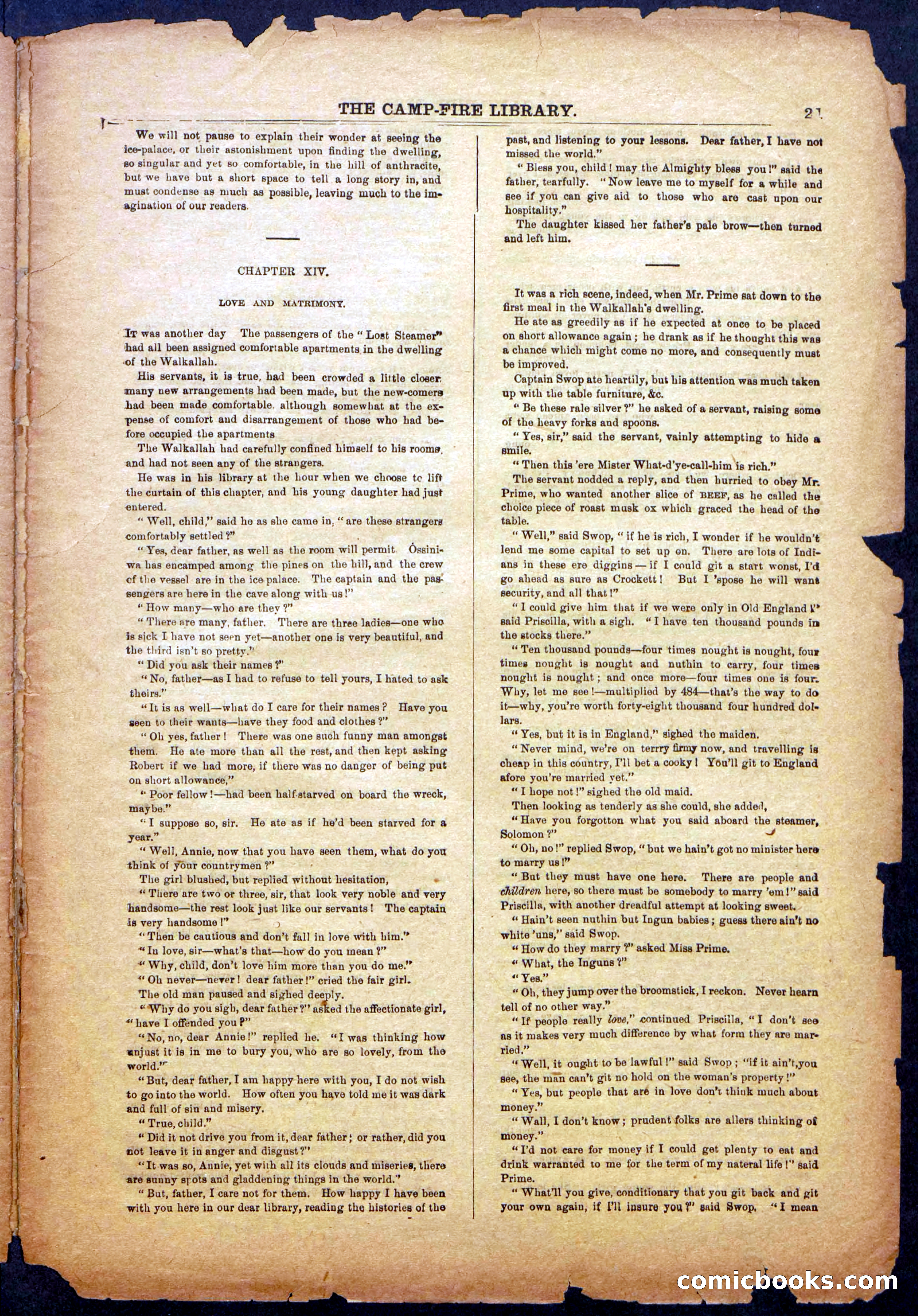 The Beadle's New York Dime Library: The Reckoning — page 21 of 24