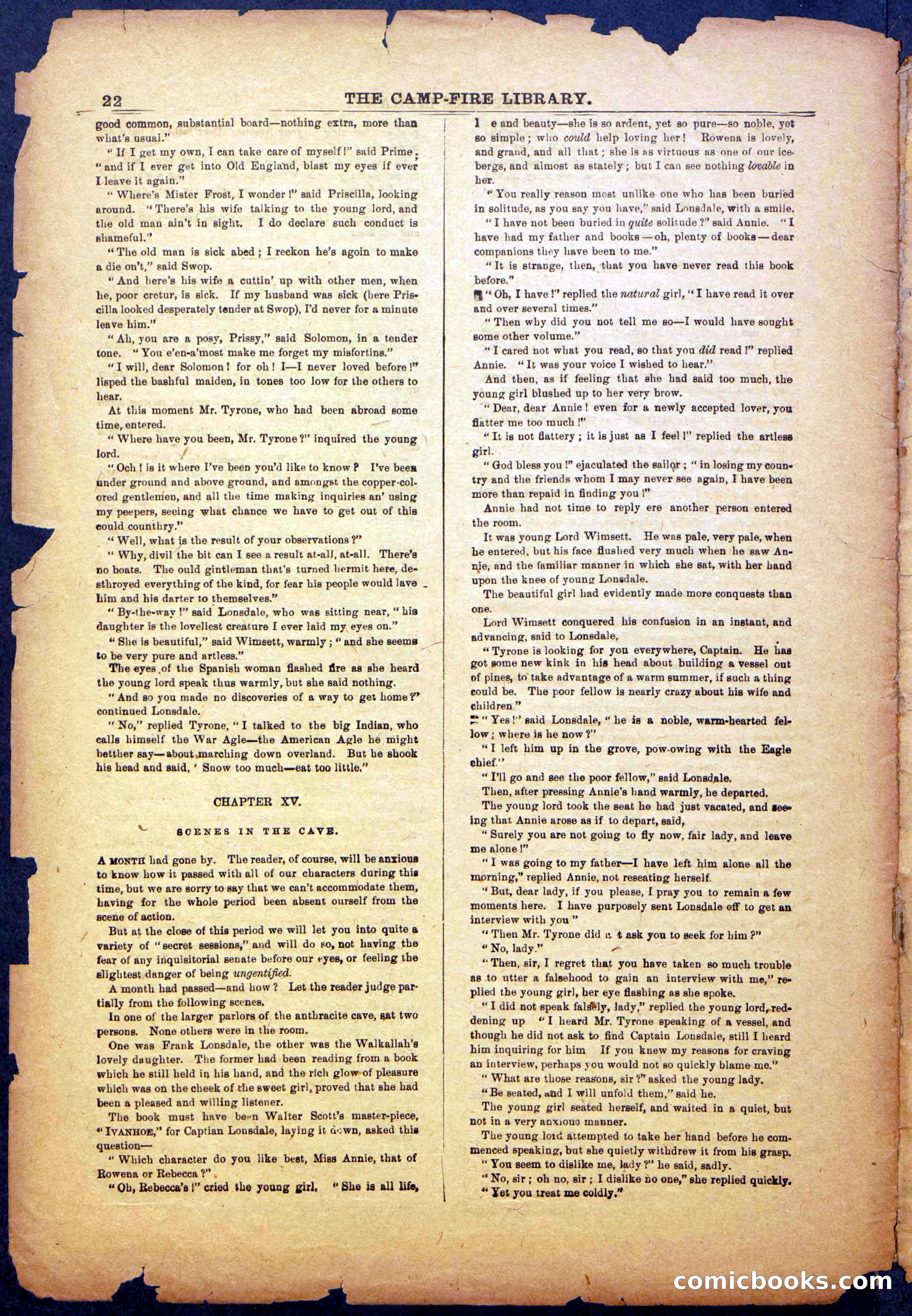 The Beadle's New York Dime Library: The Reckoning — page 22 of 24