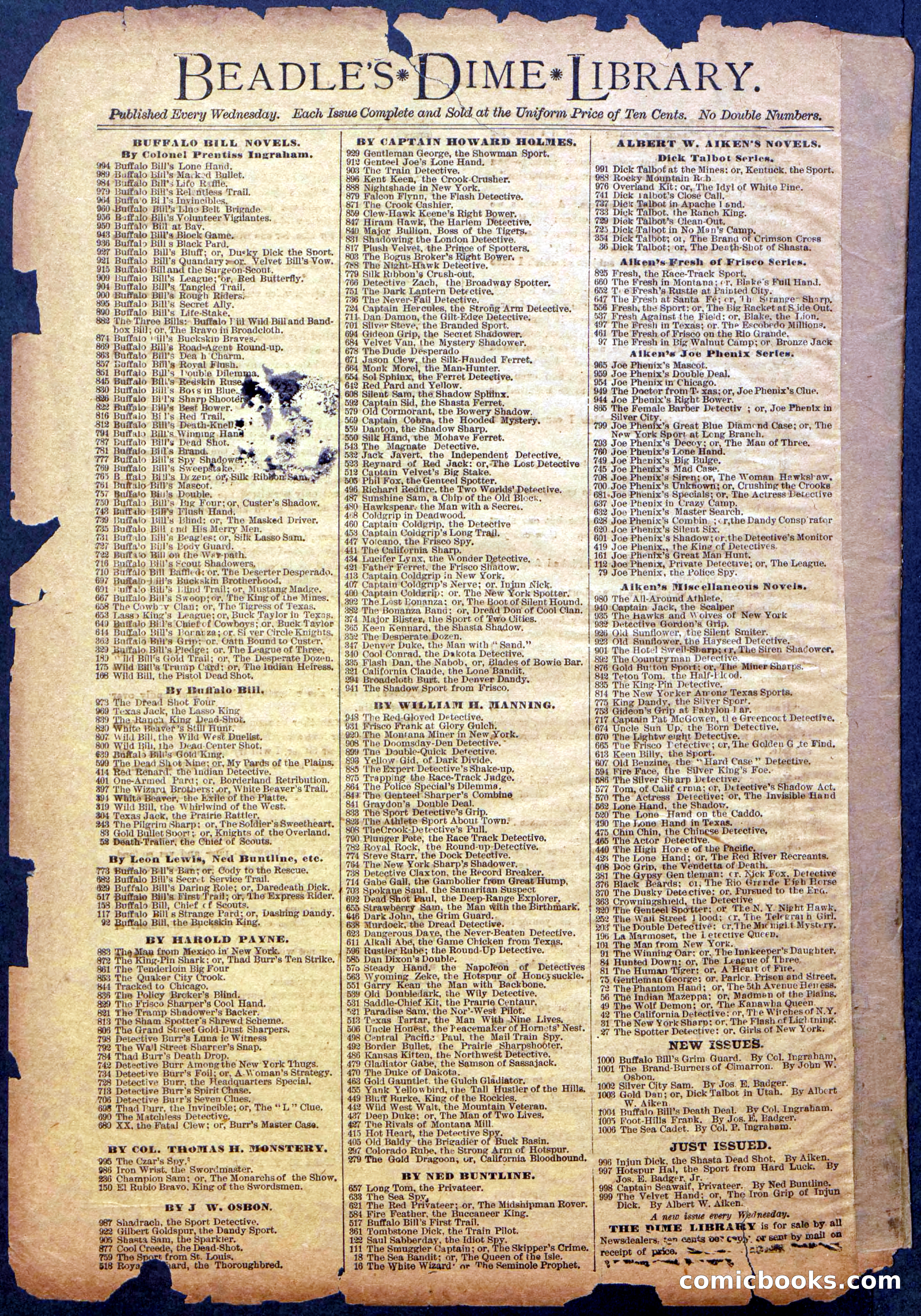 The Beadle's New York Dime Library: The Reckoning — page 24 of 24