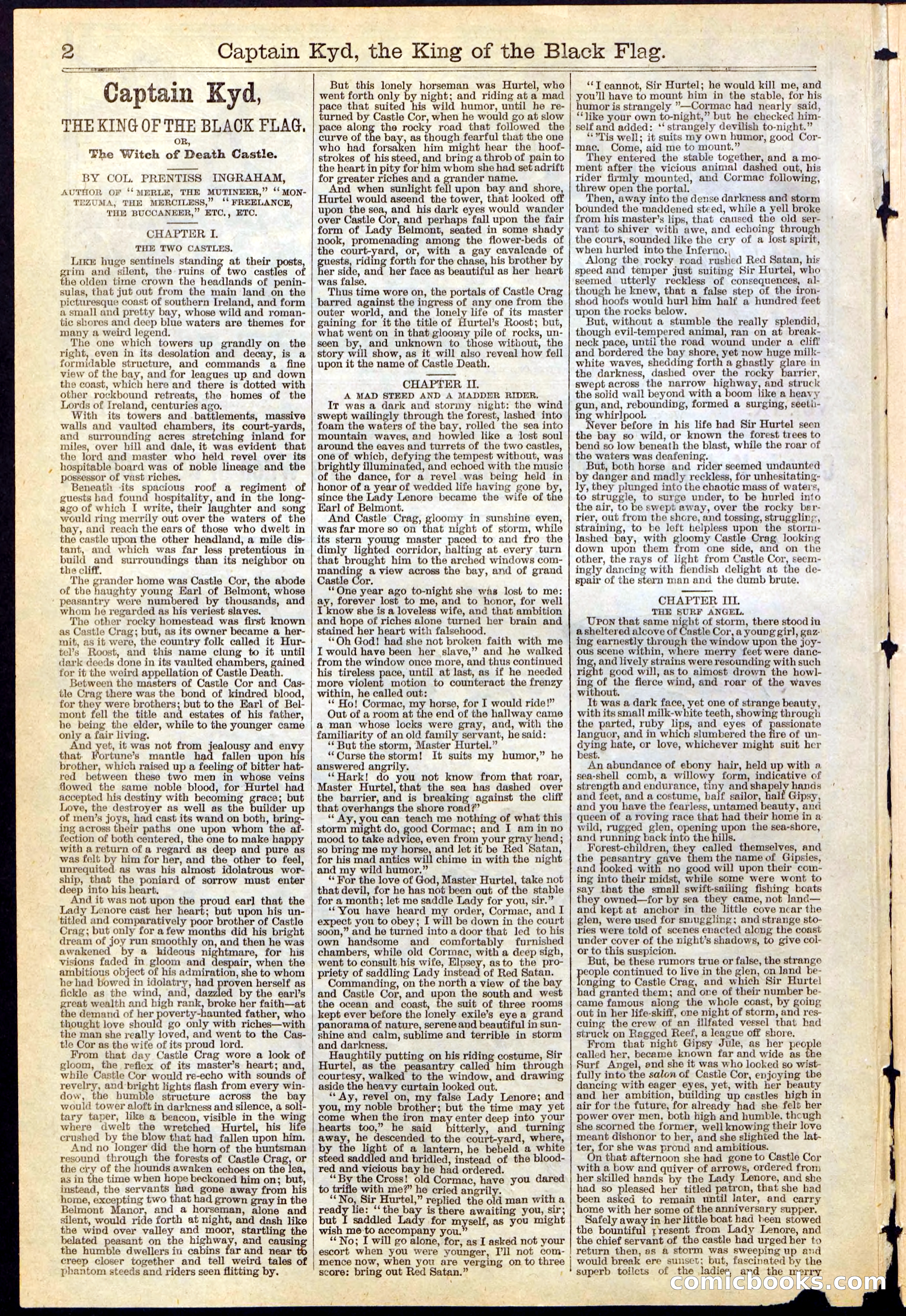 Beadle's Dime Library No. 109 — page 2 of 24