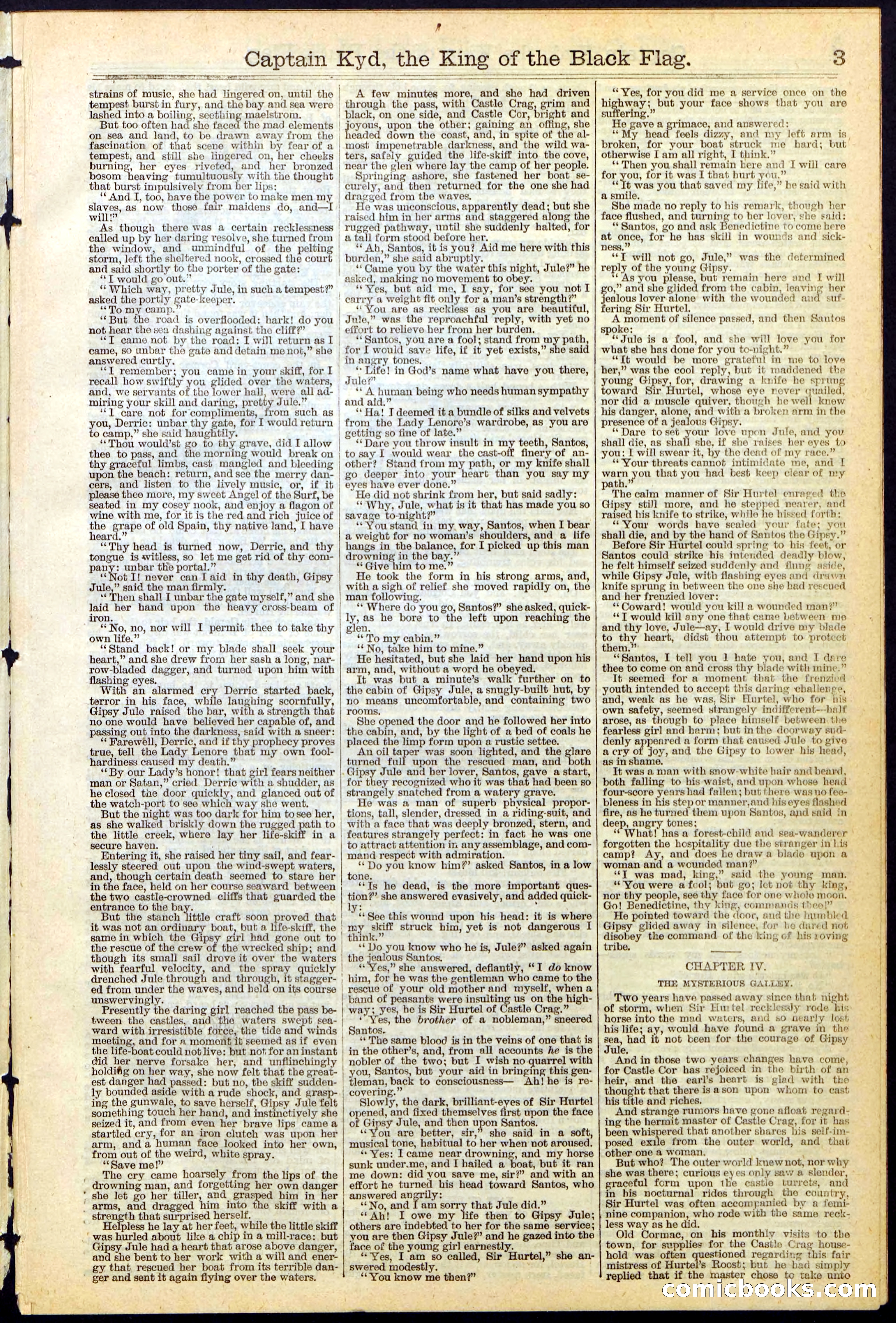 Beadle's Dime Library No. 109 — page 3 of 24