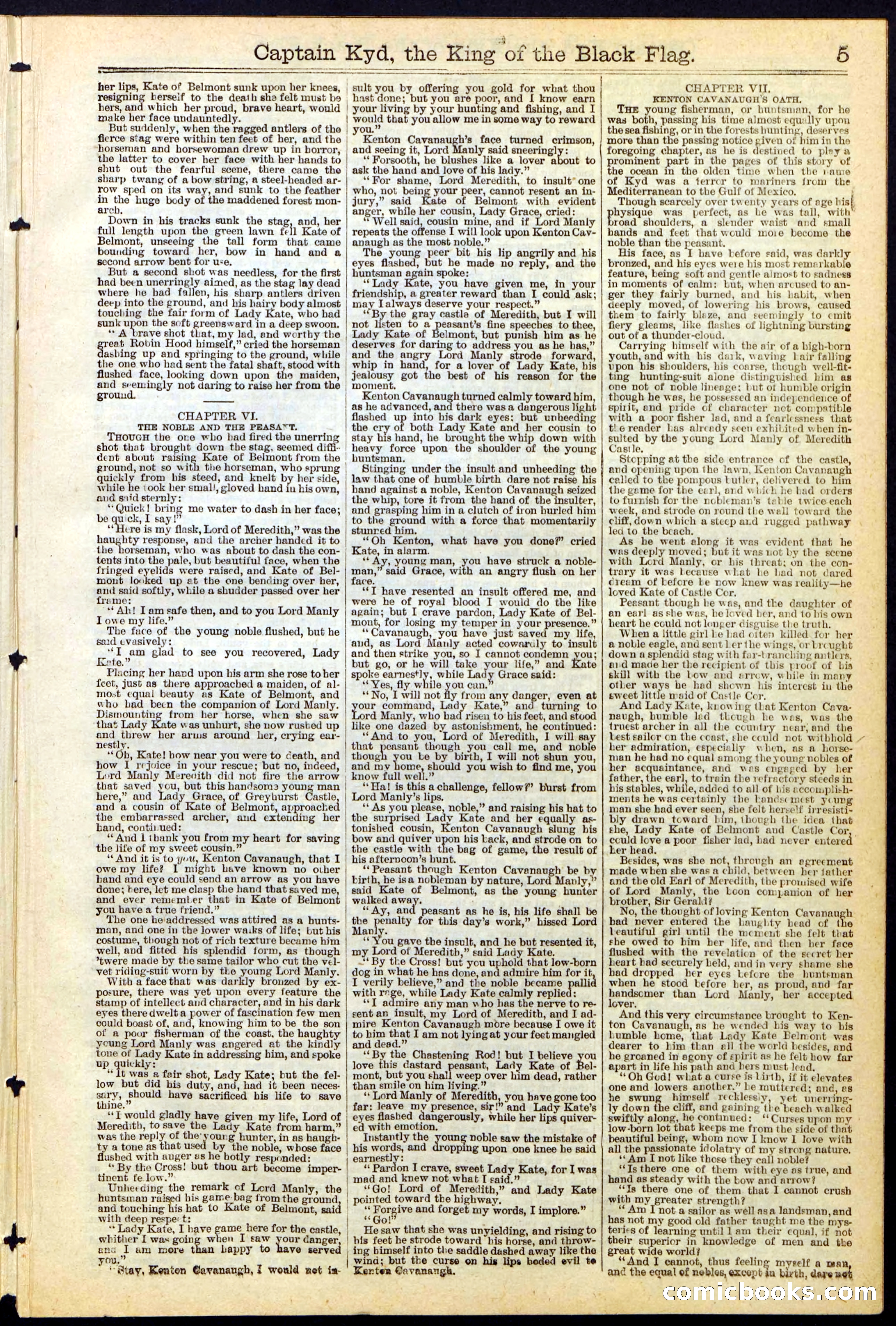 Beadle's Dime Library No. 109 — page 5 of 24
