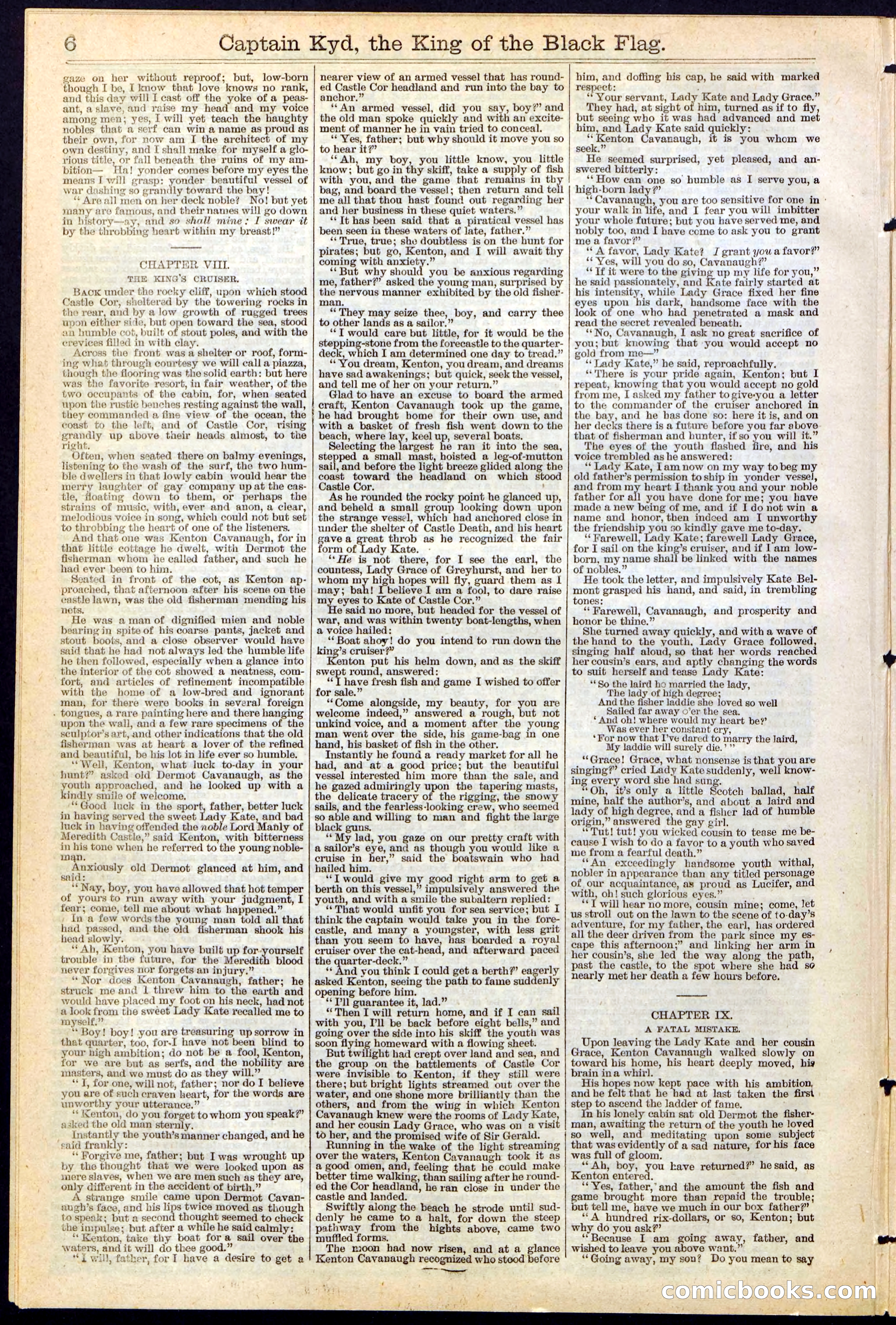 Beadle's Dime Library No. 109 — page 6 of 24