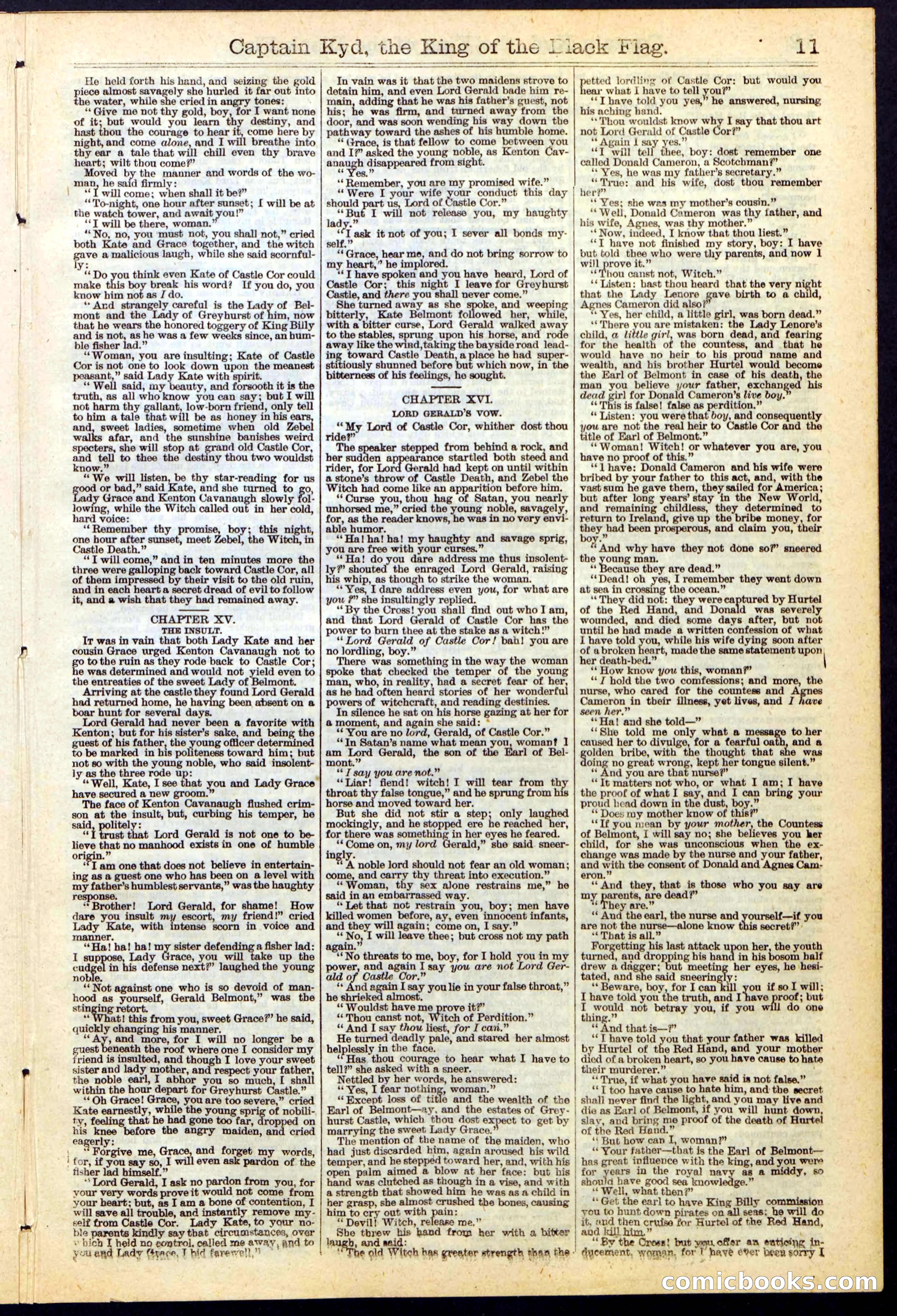 Beadle's Dime Library No. 109 — page 11 of 24