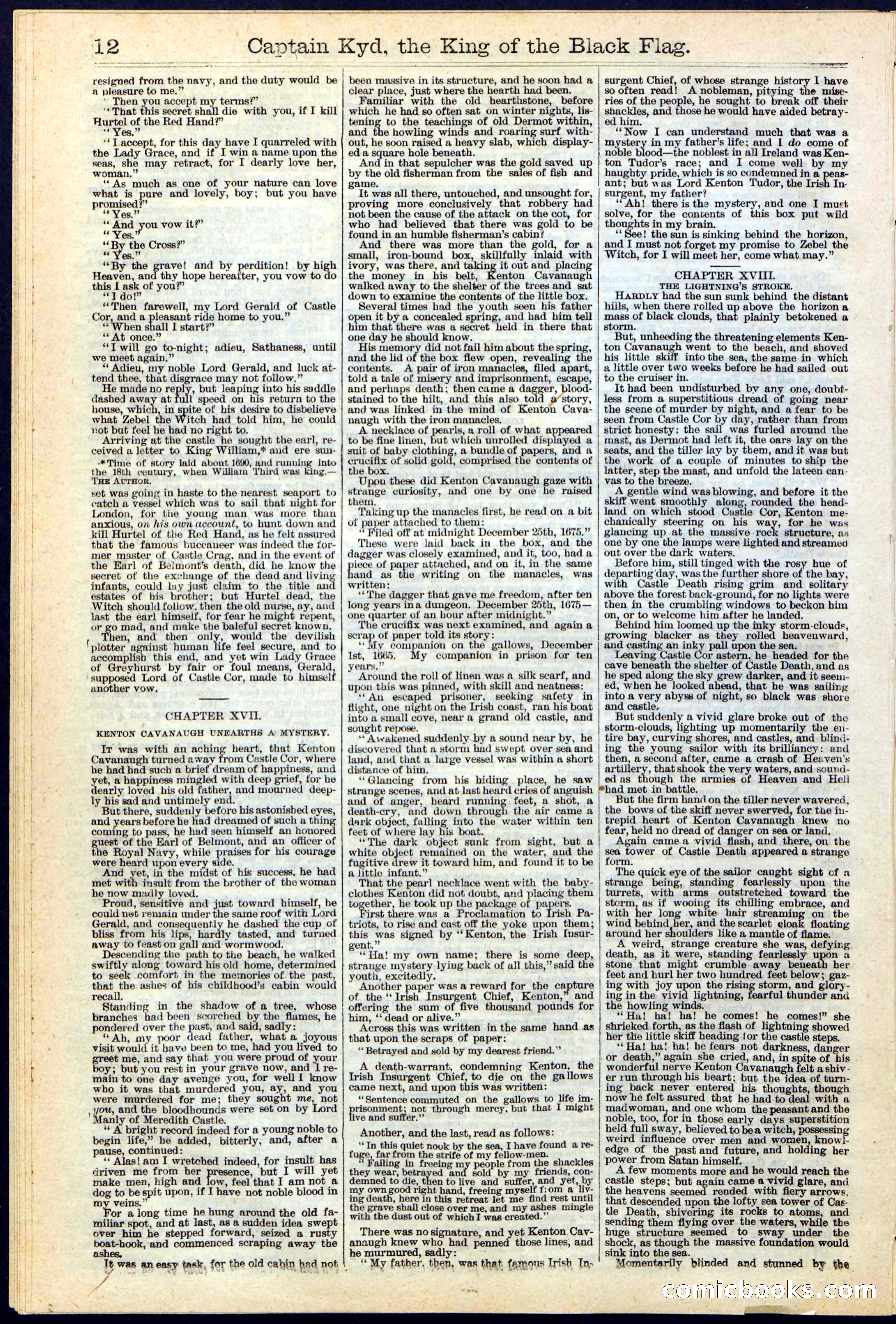 Beadle's Dime Library No. 109 — page 12 of 24