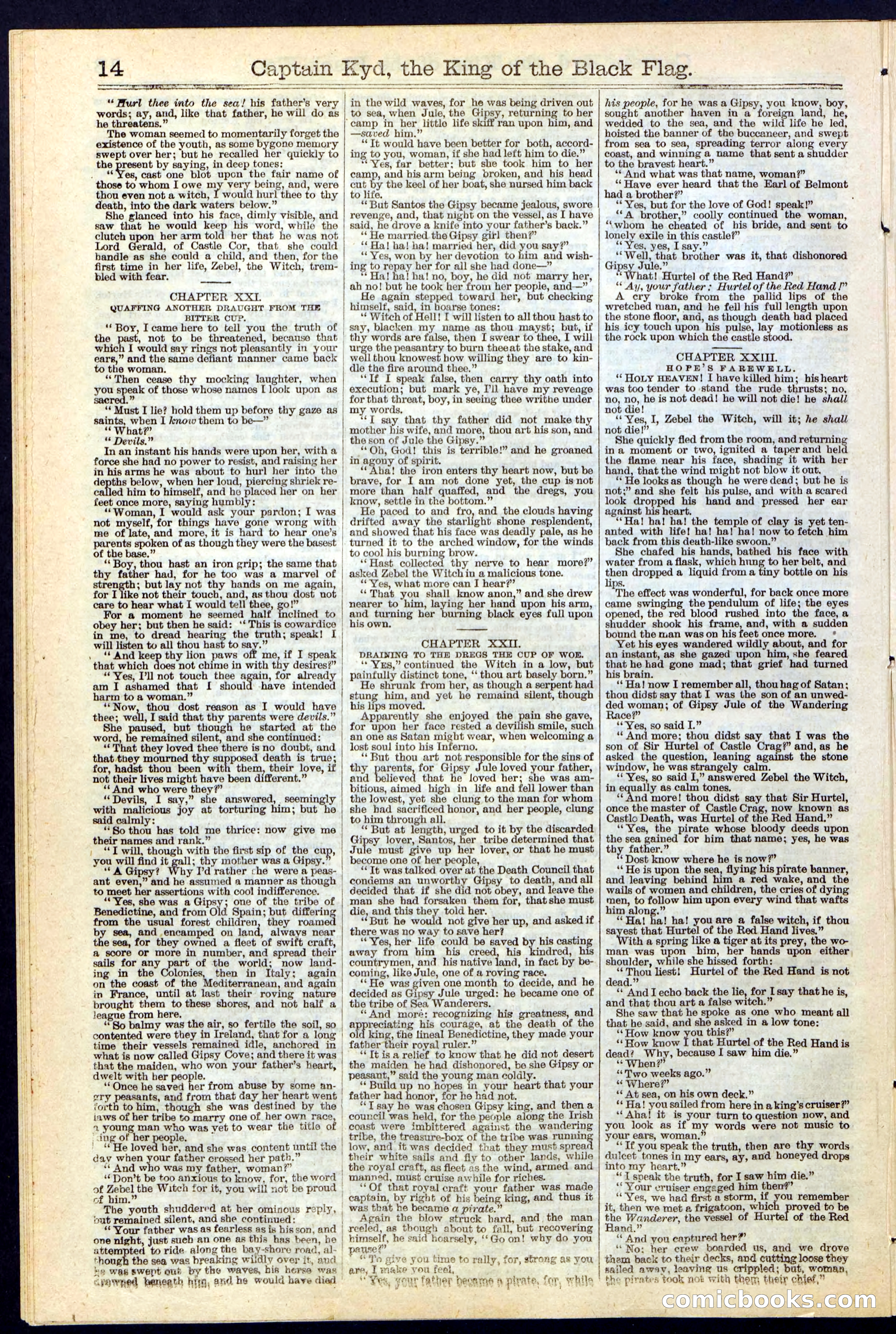 Beadle's Dime Library No. 109 — page 14 of 24