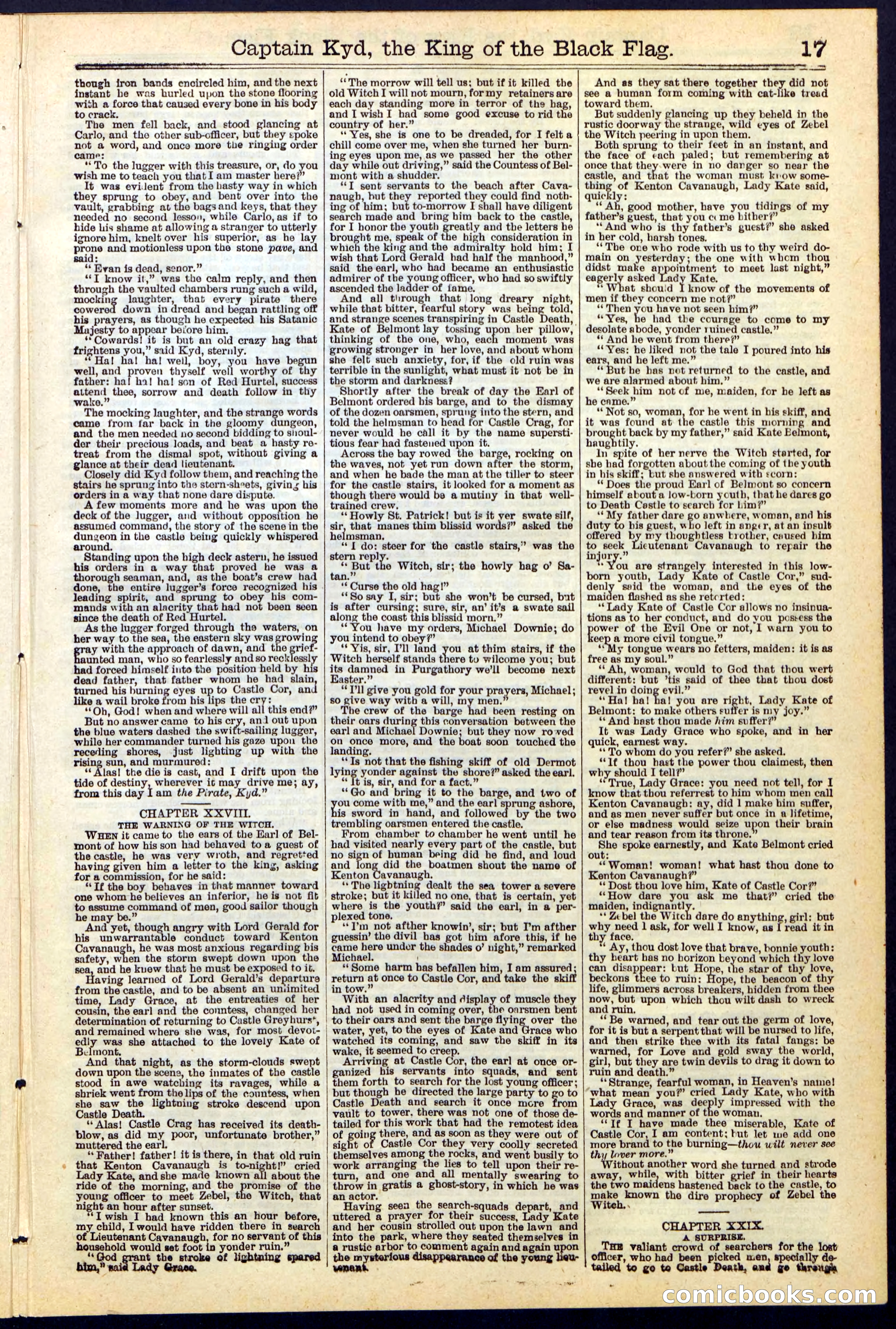Beadle's Dime Library No. 109 — page 17 of 24