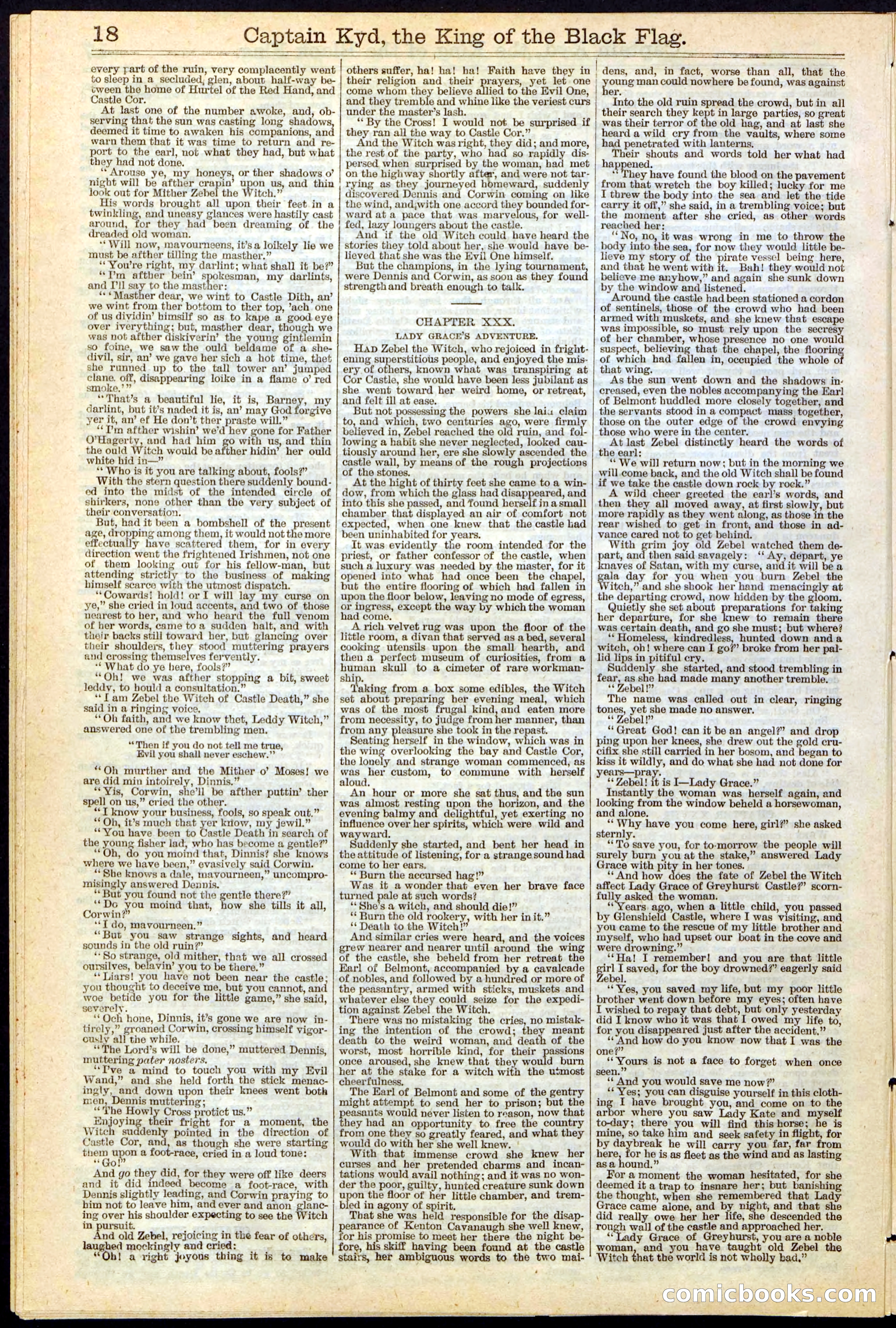 Beadle's Dime Library No. 109 — page 18 of 24