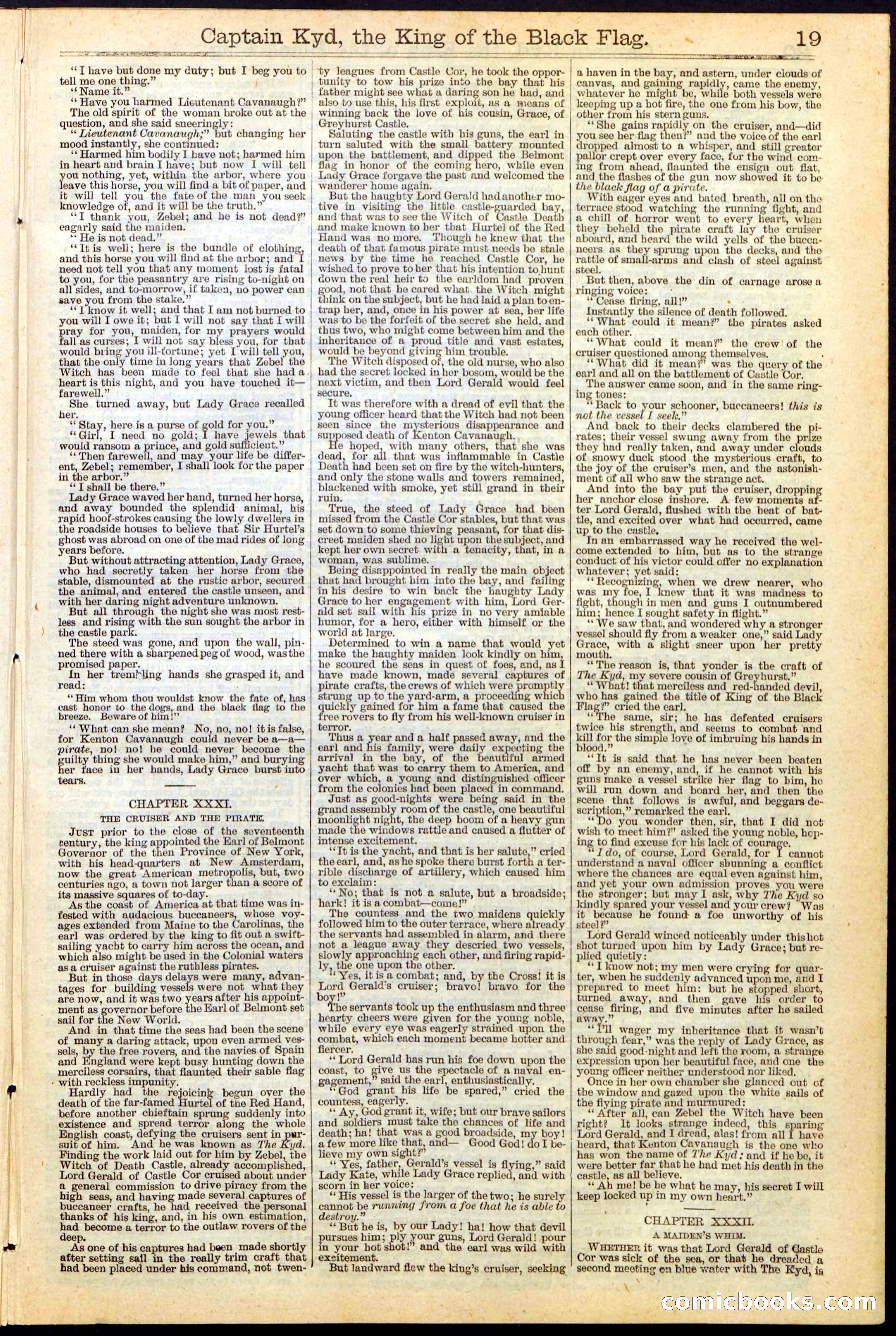 Beadle's Dime Library No. 109 — page 19 of 24