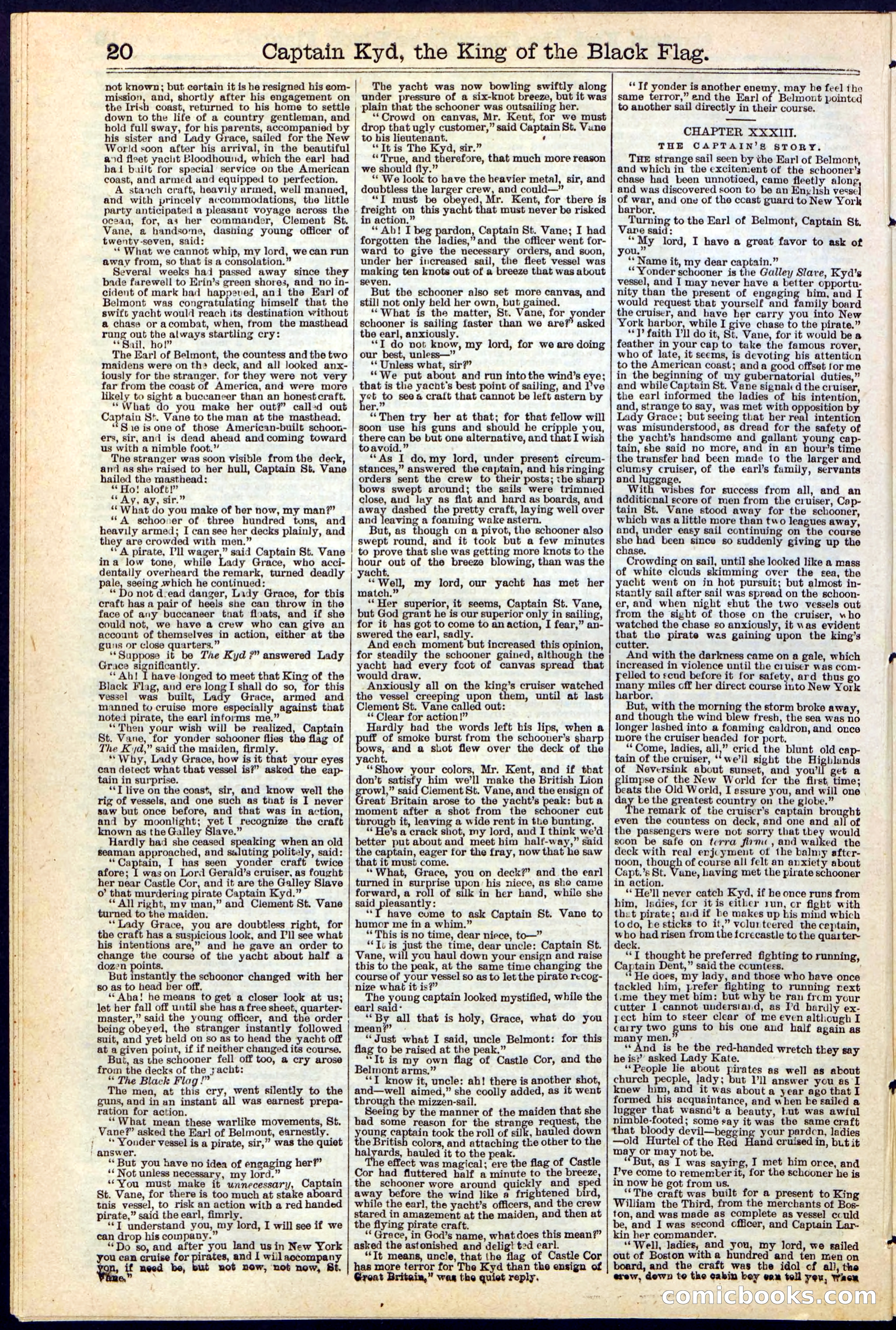 Beadle's Dime Library No. 109 — page 20 of 24