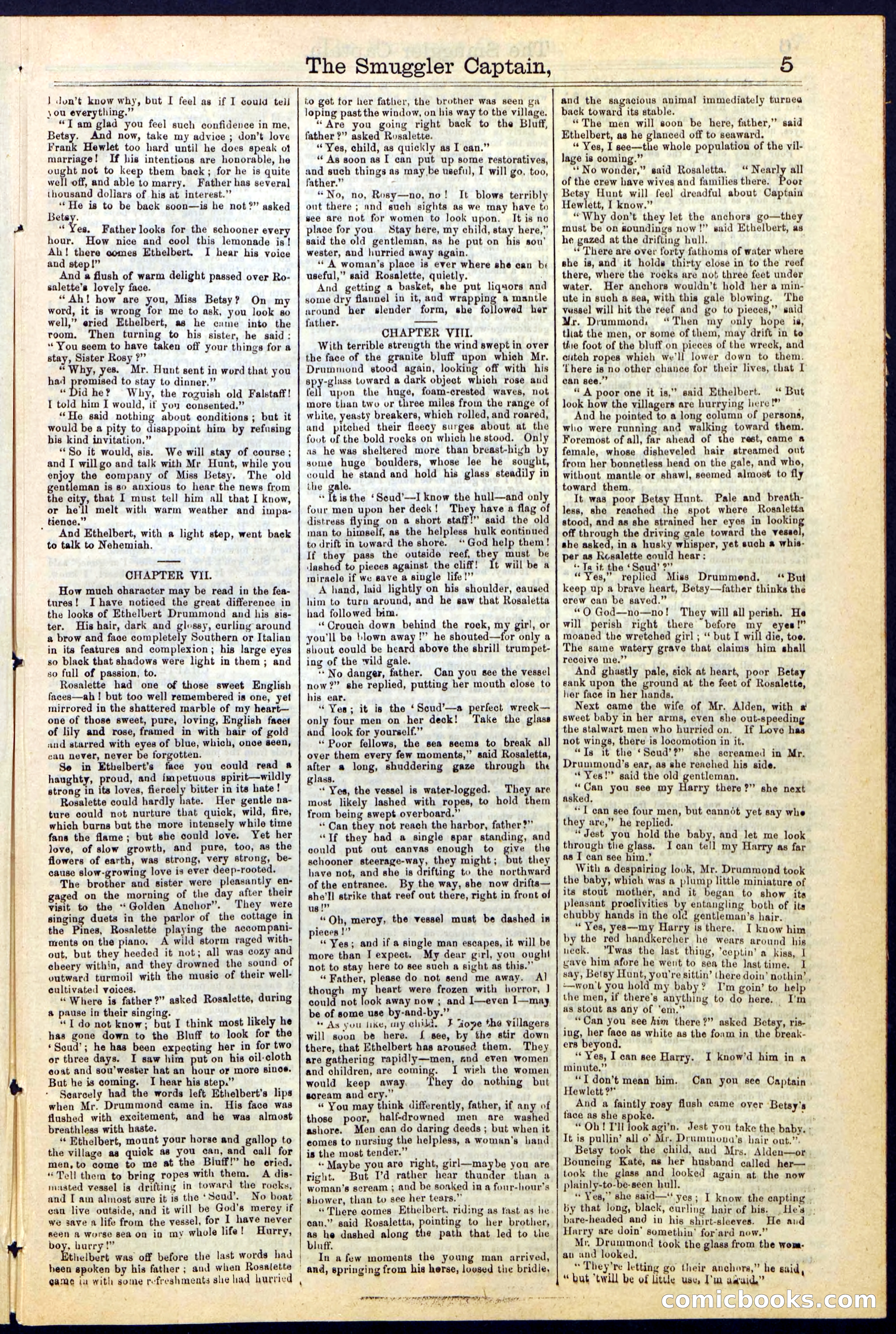 Beadle's Dime Library No. 111 — page 5 of 32