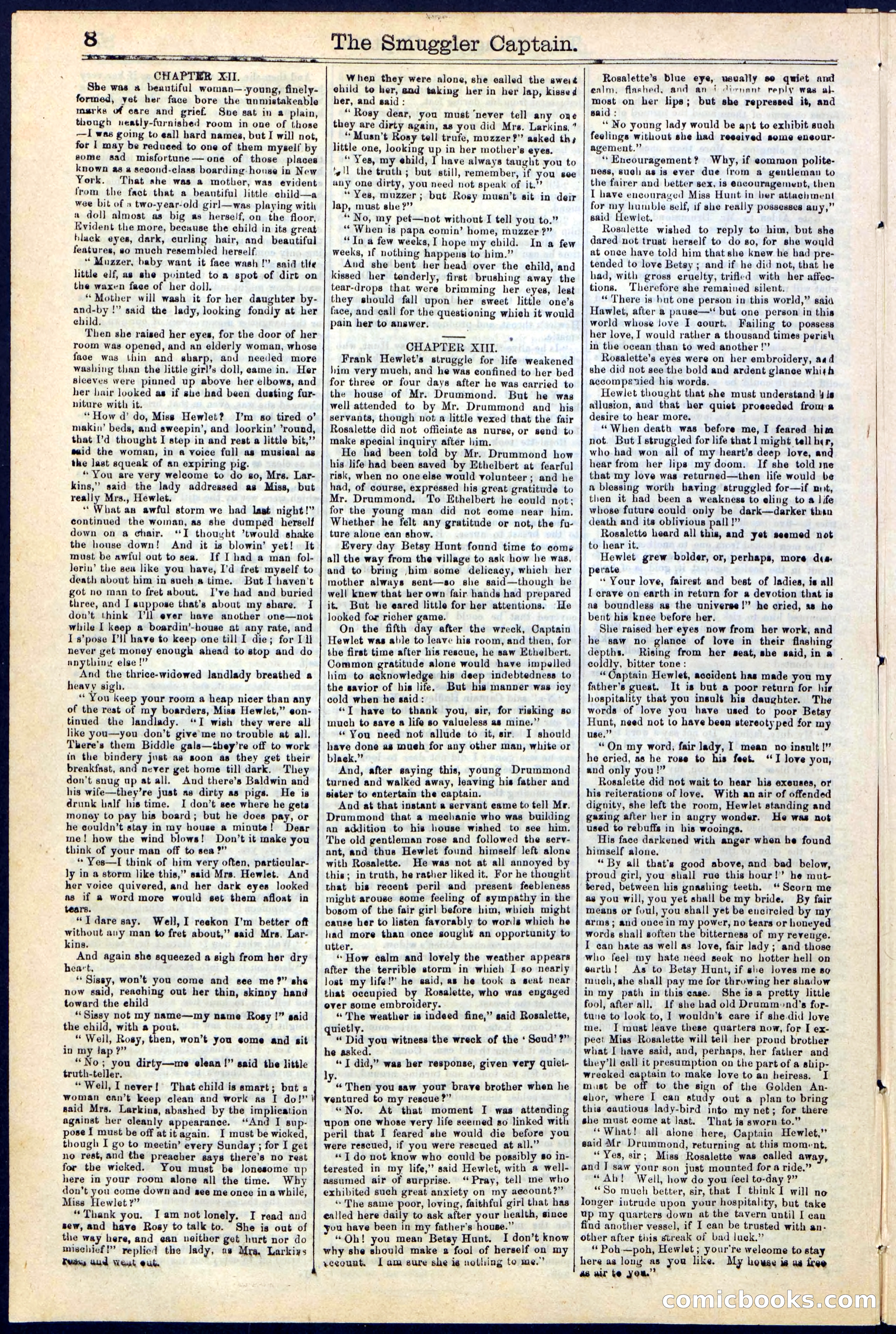 Beadle's Dime Library No. 111 — page 8 of 32