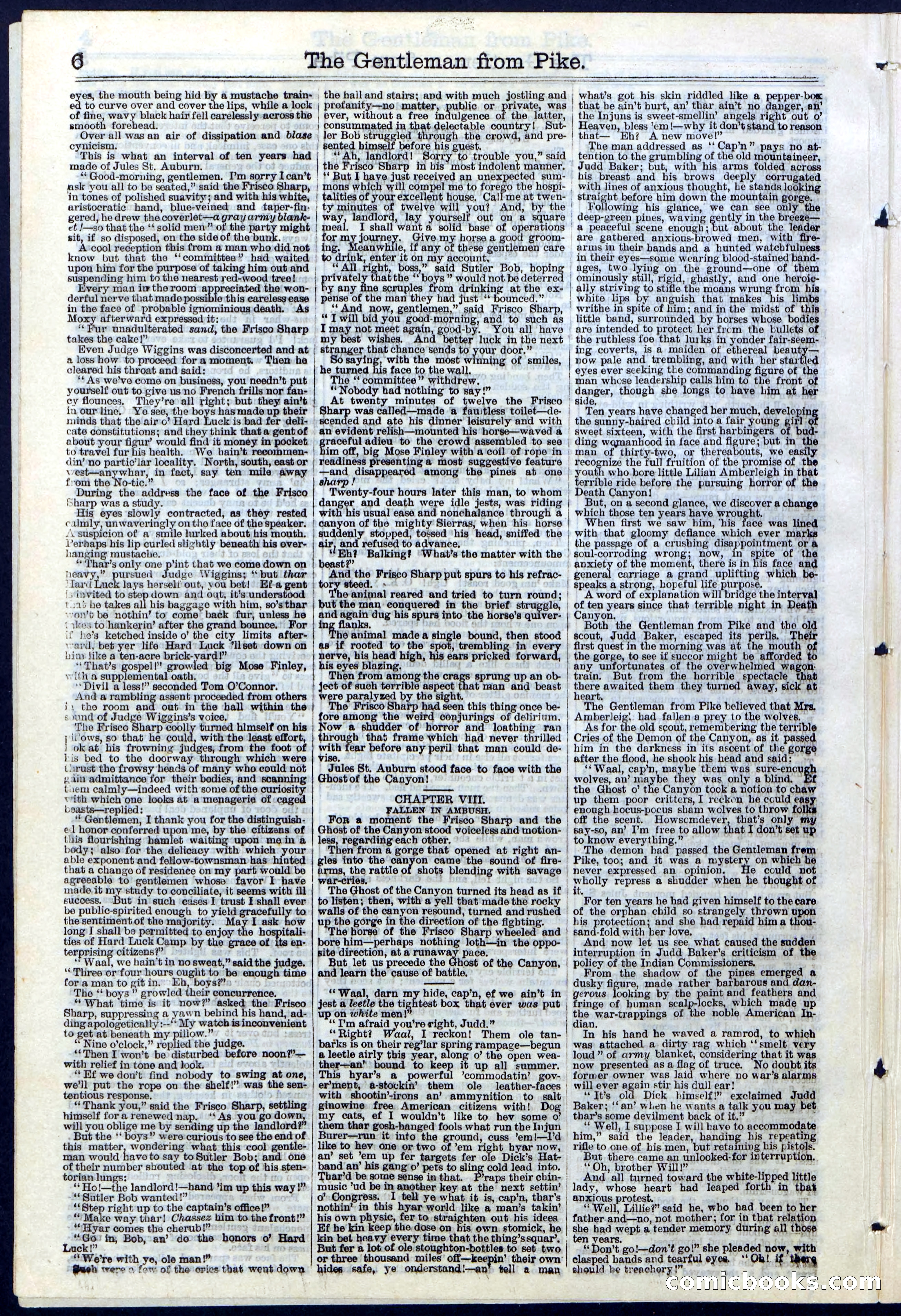 Beadle's New York Dime Library No. 114 — page 6 of 32