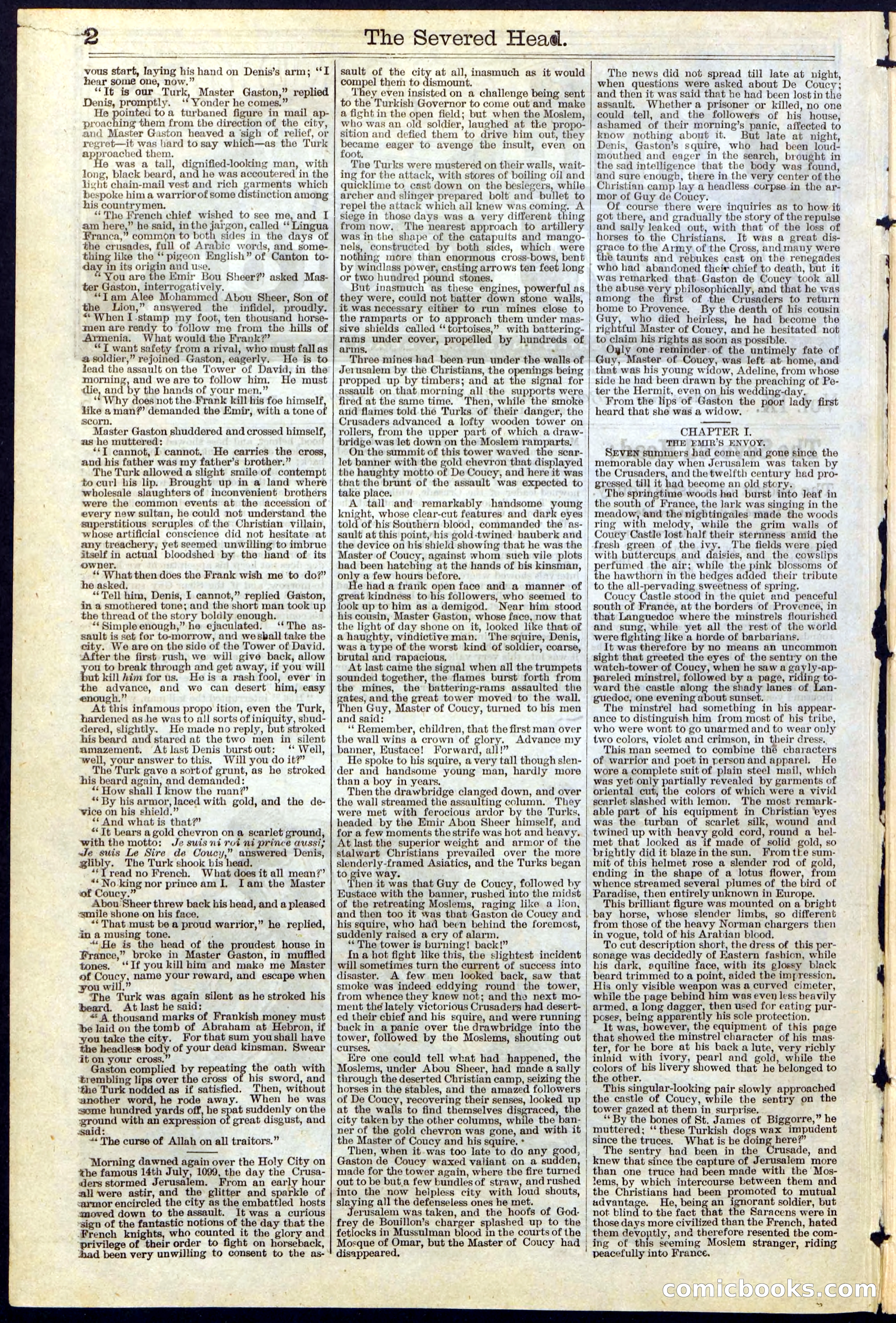 Beadle's New York Dime Library No. 115 — page 2 of 32