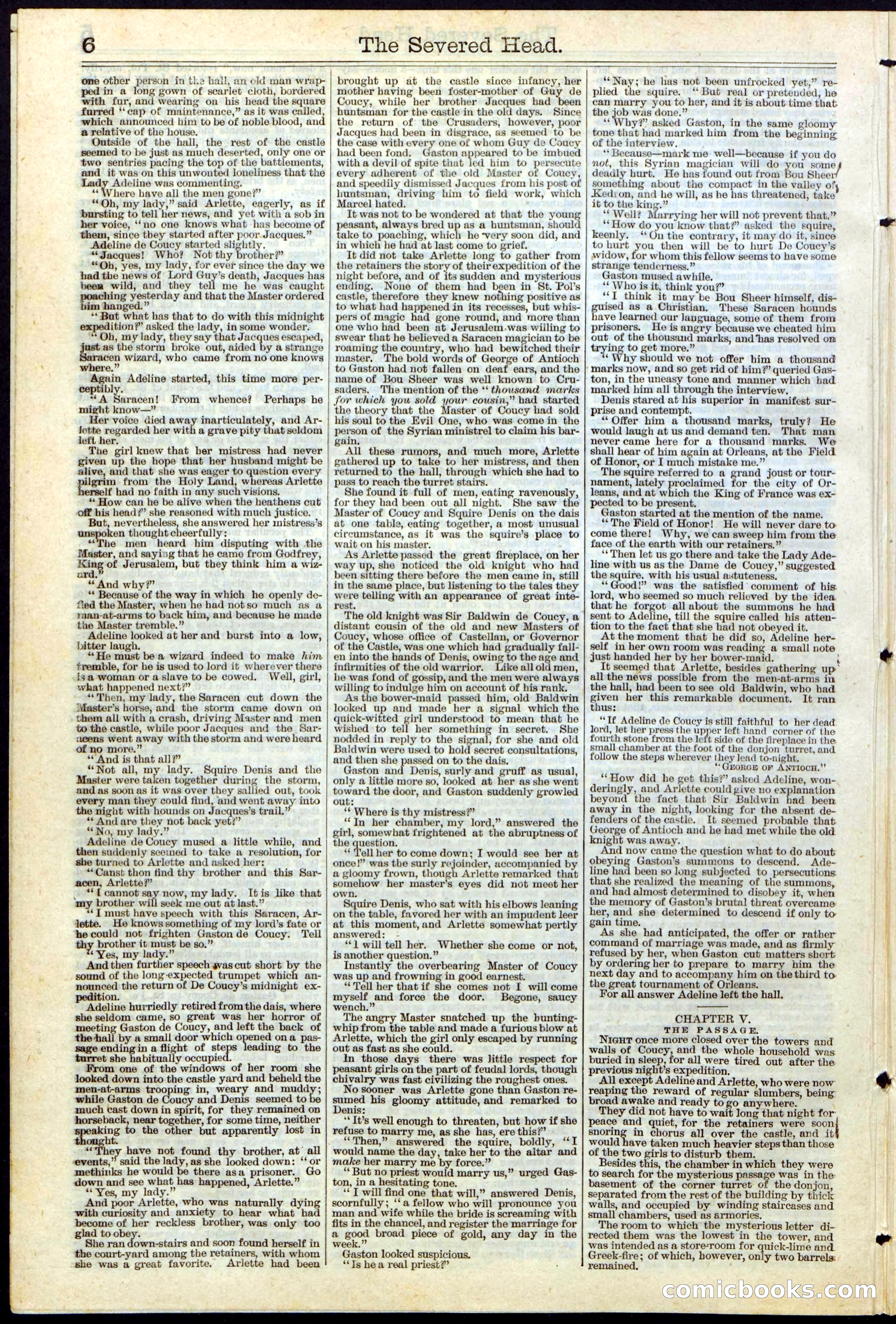 Beadle's New York Dime Library No. 115 — page 6 of 32