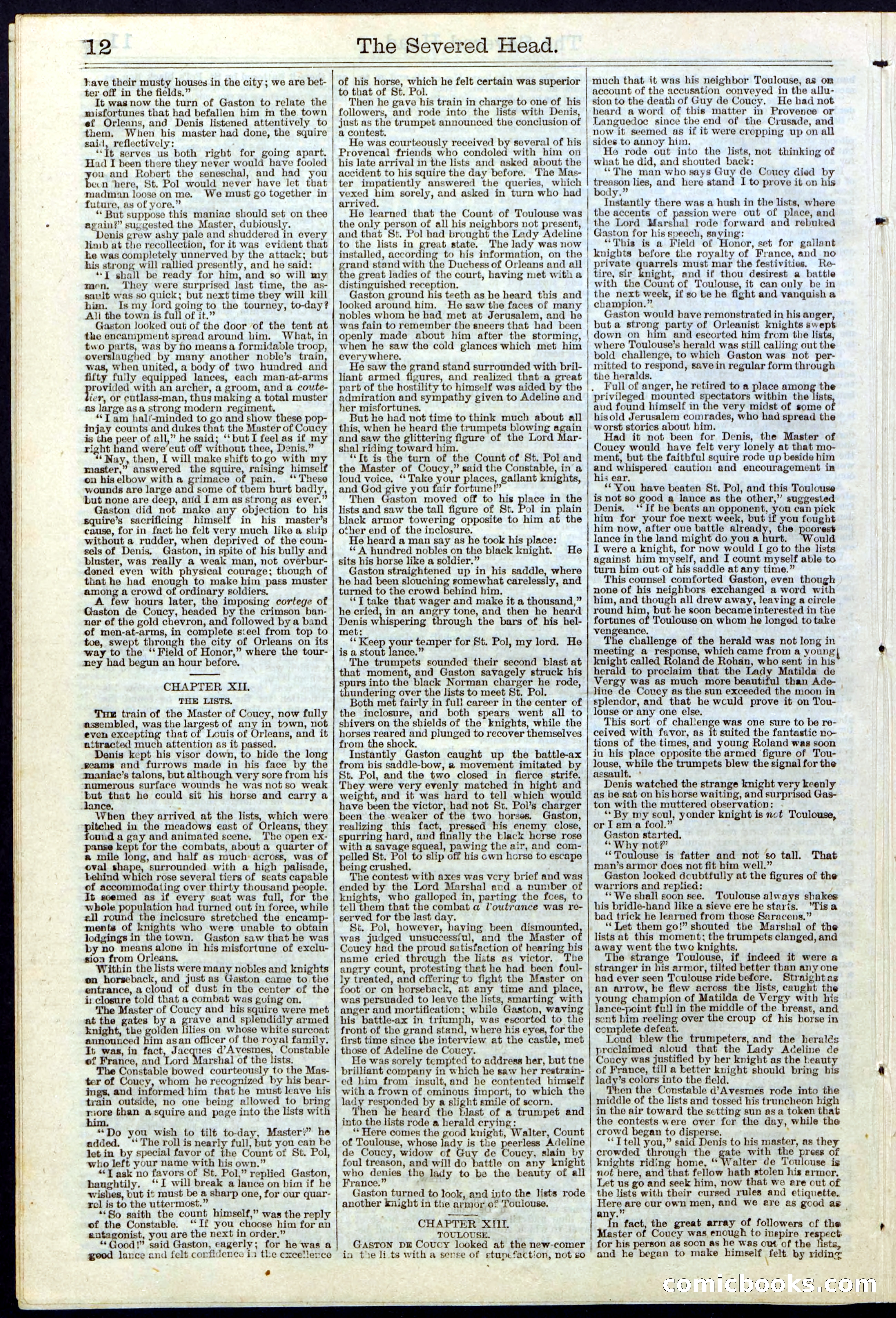 Beadle's New York Dime Library No. 115 — page 12 of 32