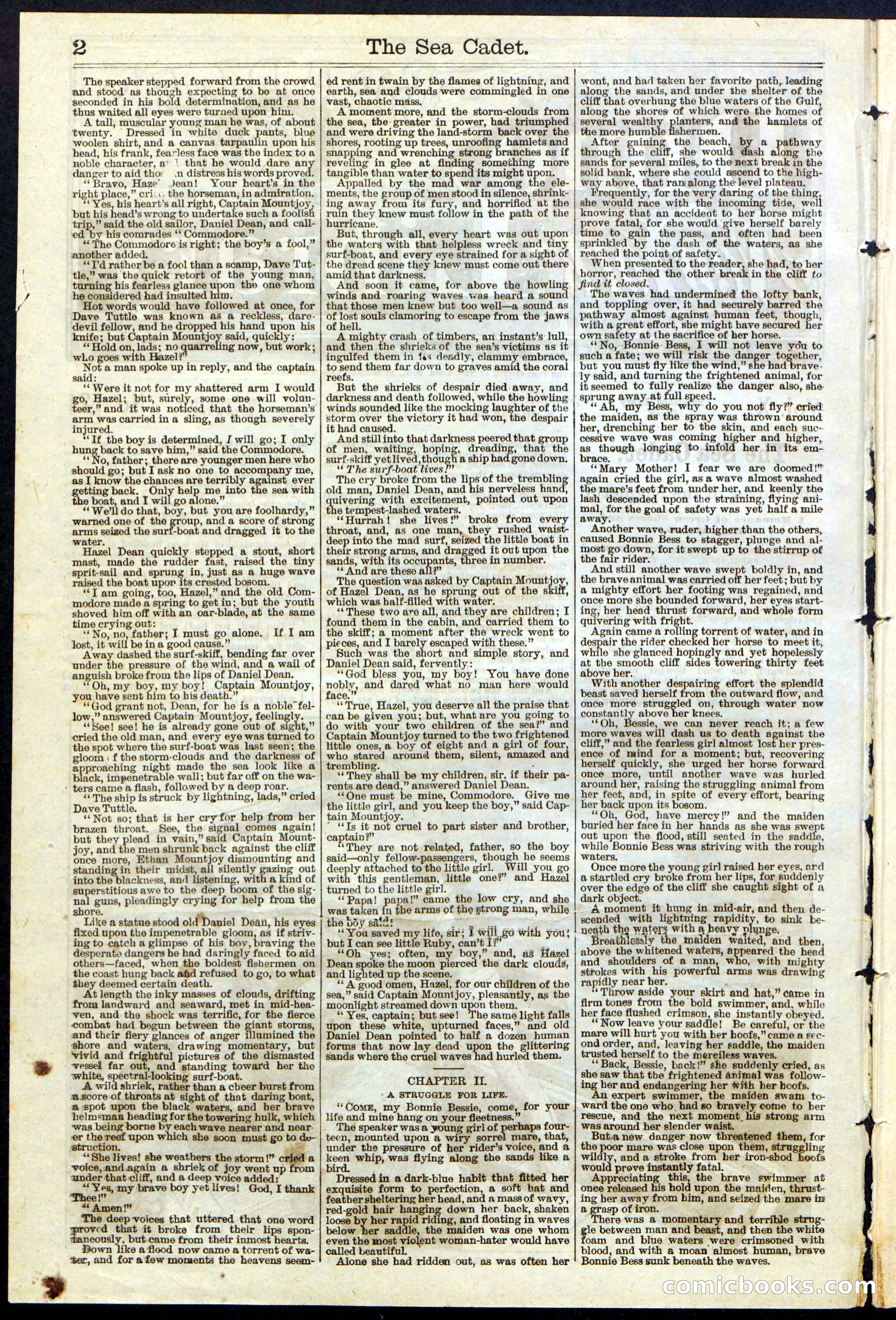 Beadle's New York Dime Library, No. 121 — page 2 of 32