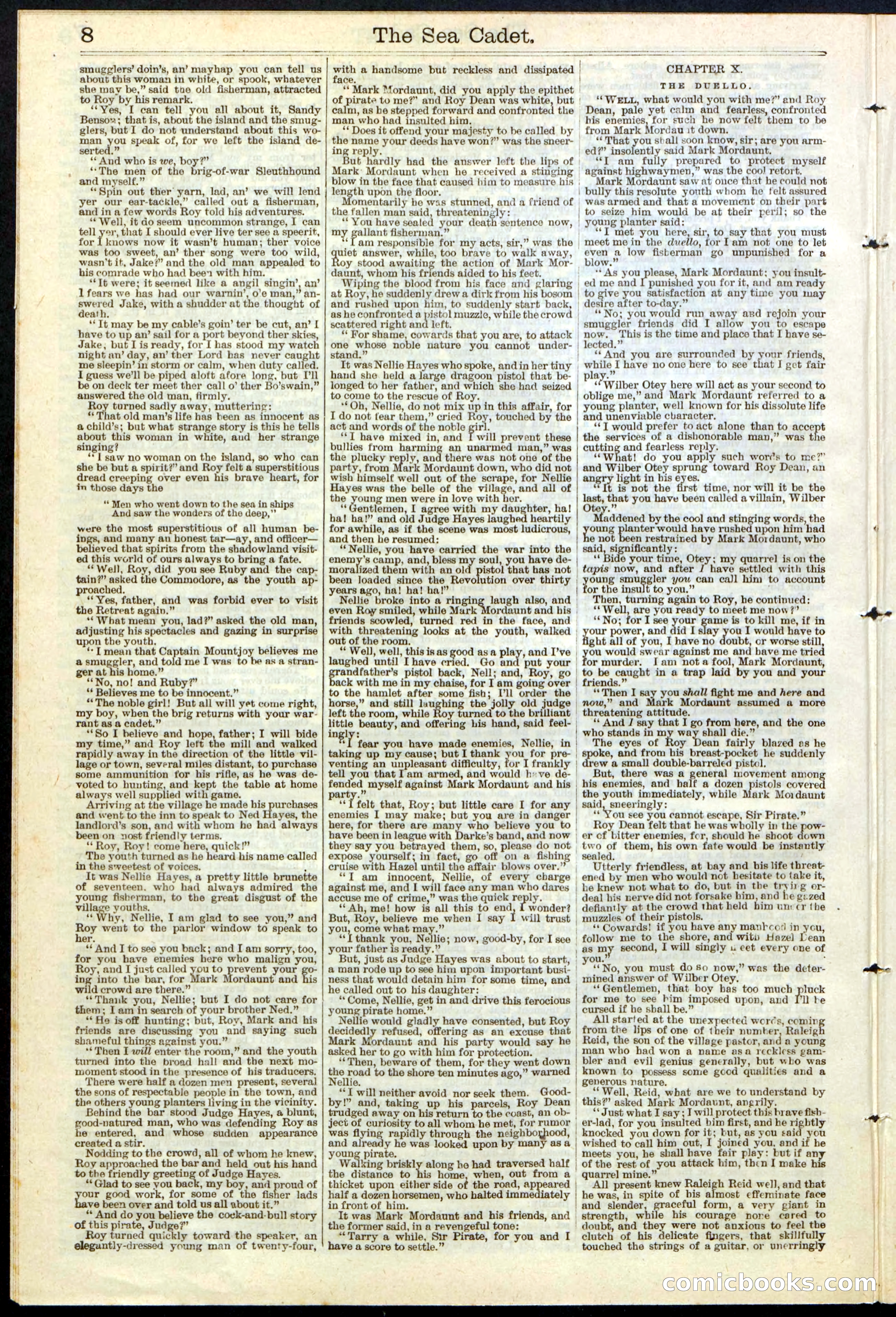 Beadle's New York Dime Library, No. 121 — page 8 of 32