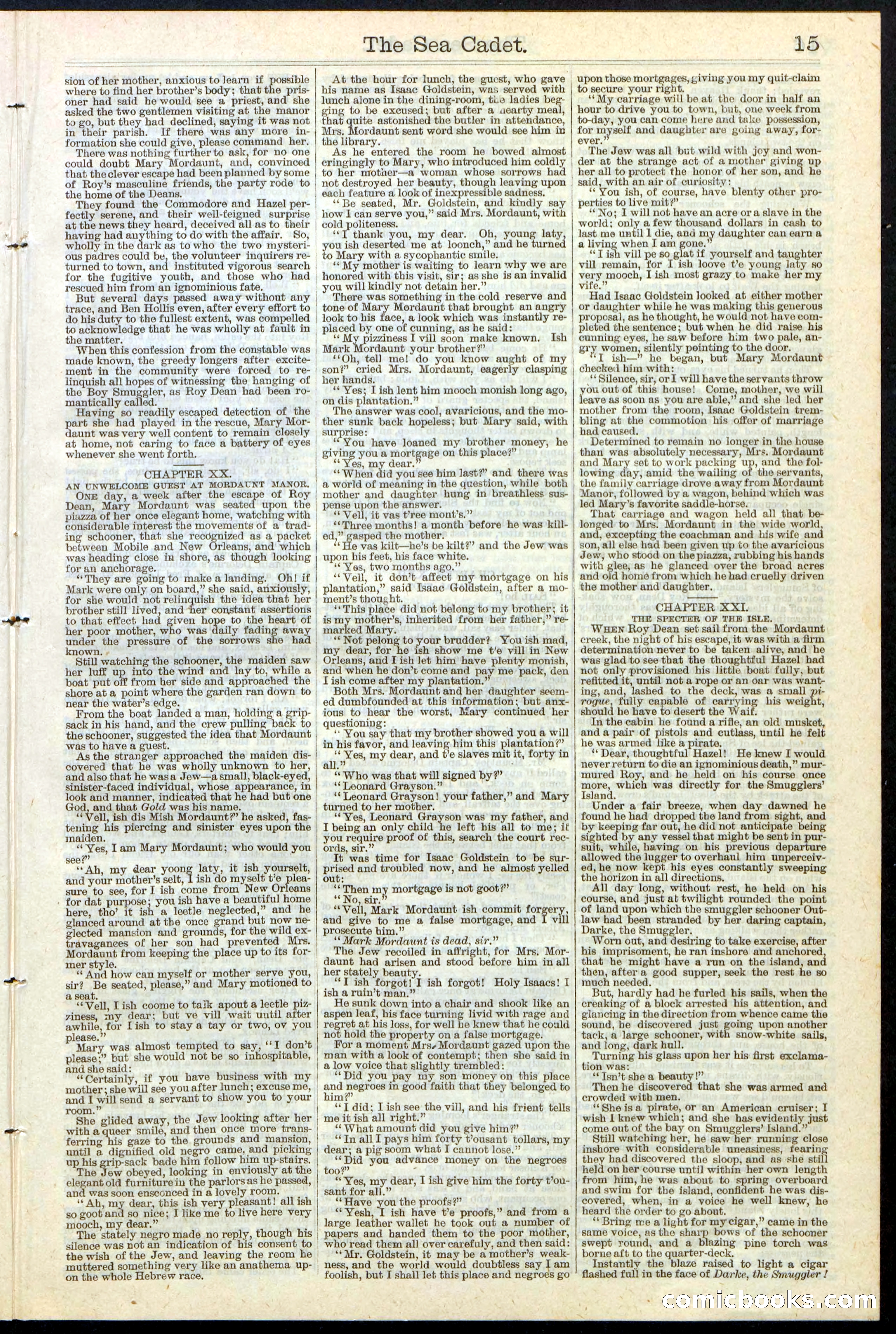 Beadle's New York Dime Library, No. 121 — page 15 of 32