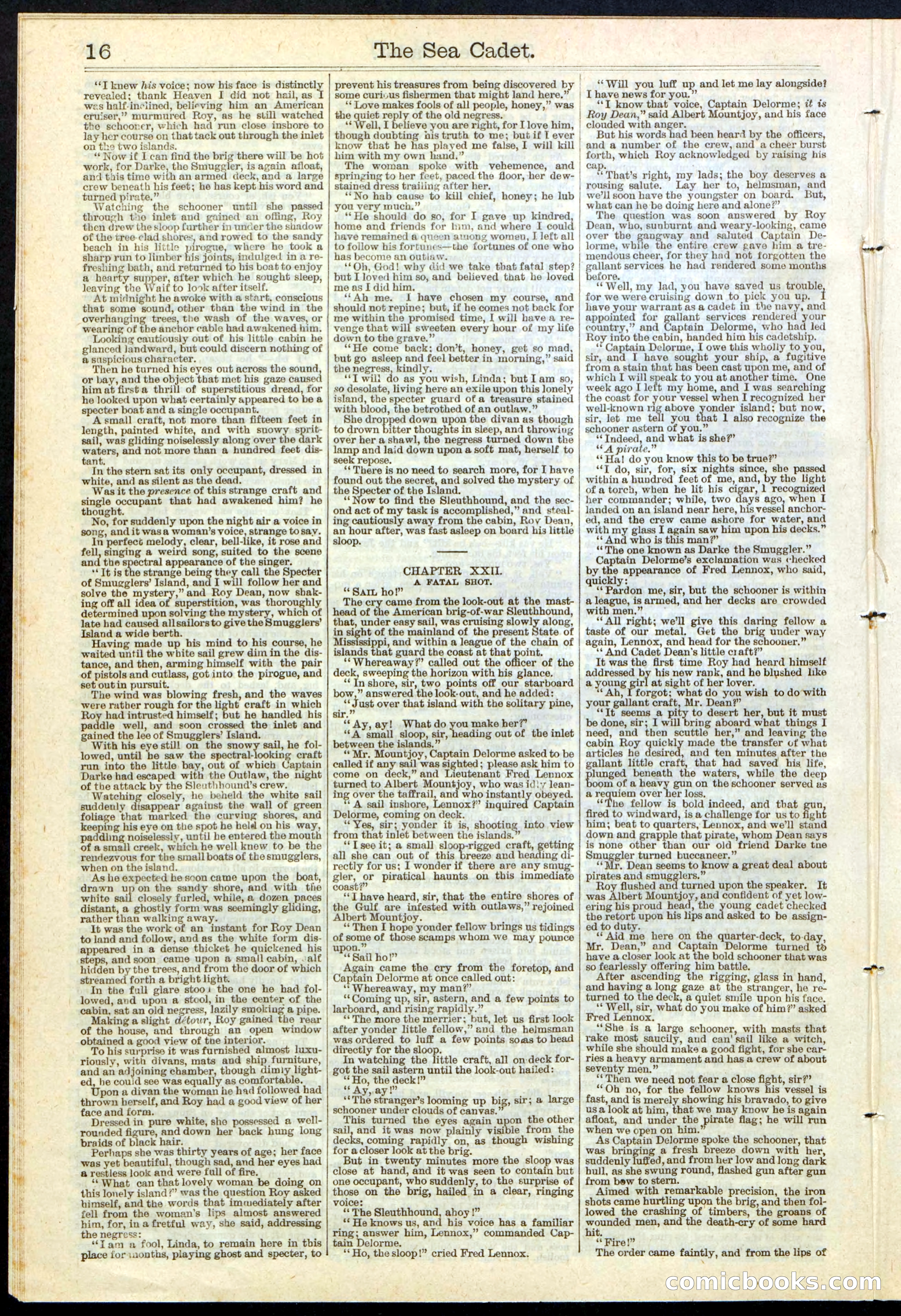 Beadle's New York Dime Library, No. 121 — page 16 of 32