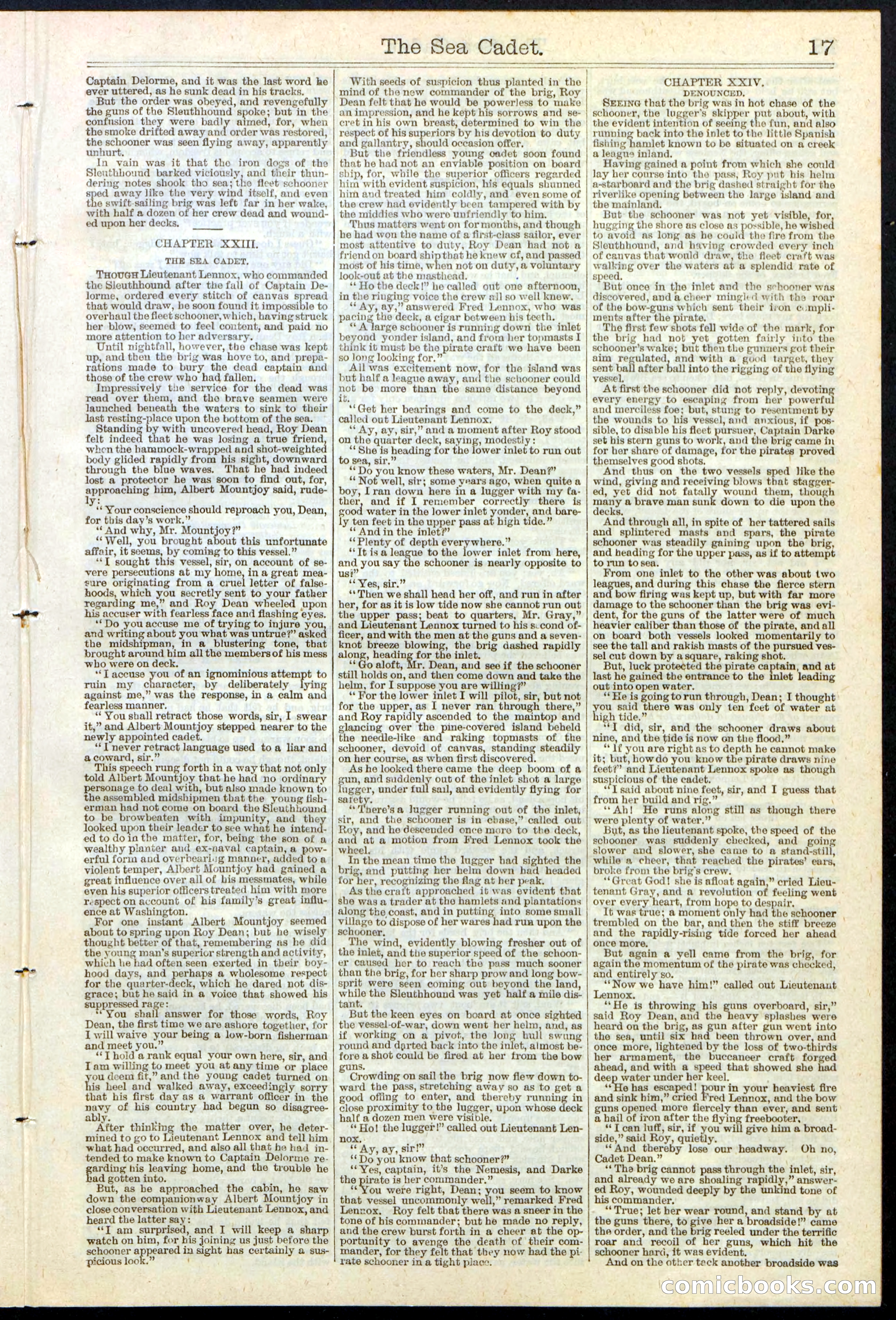 Beadle's New York Dime Library, No. 121 — page 17 of 32