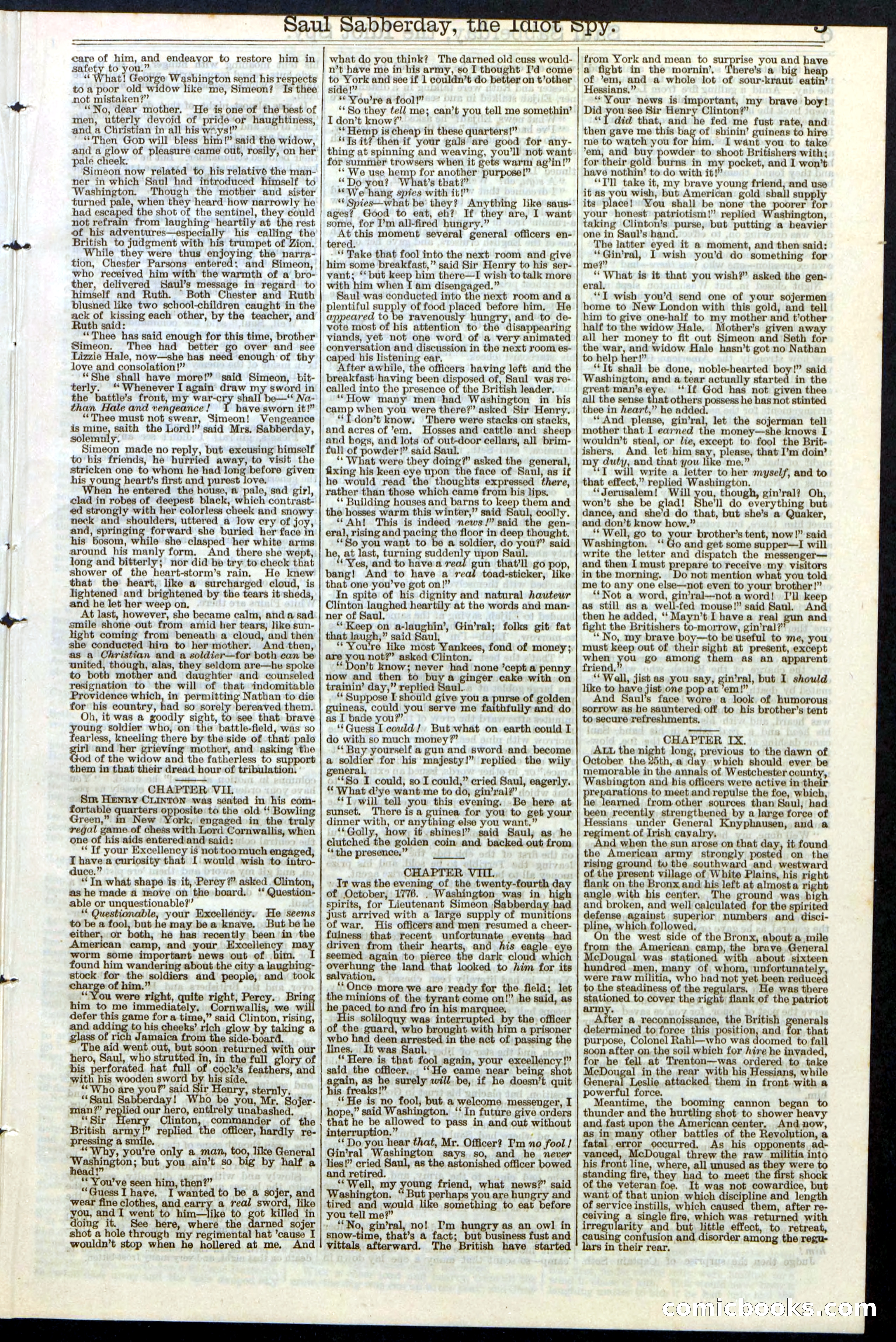 Beadle's New York Dime Library No. 122 — page 5 of 24