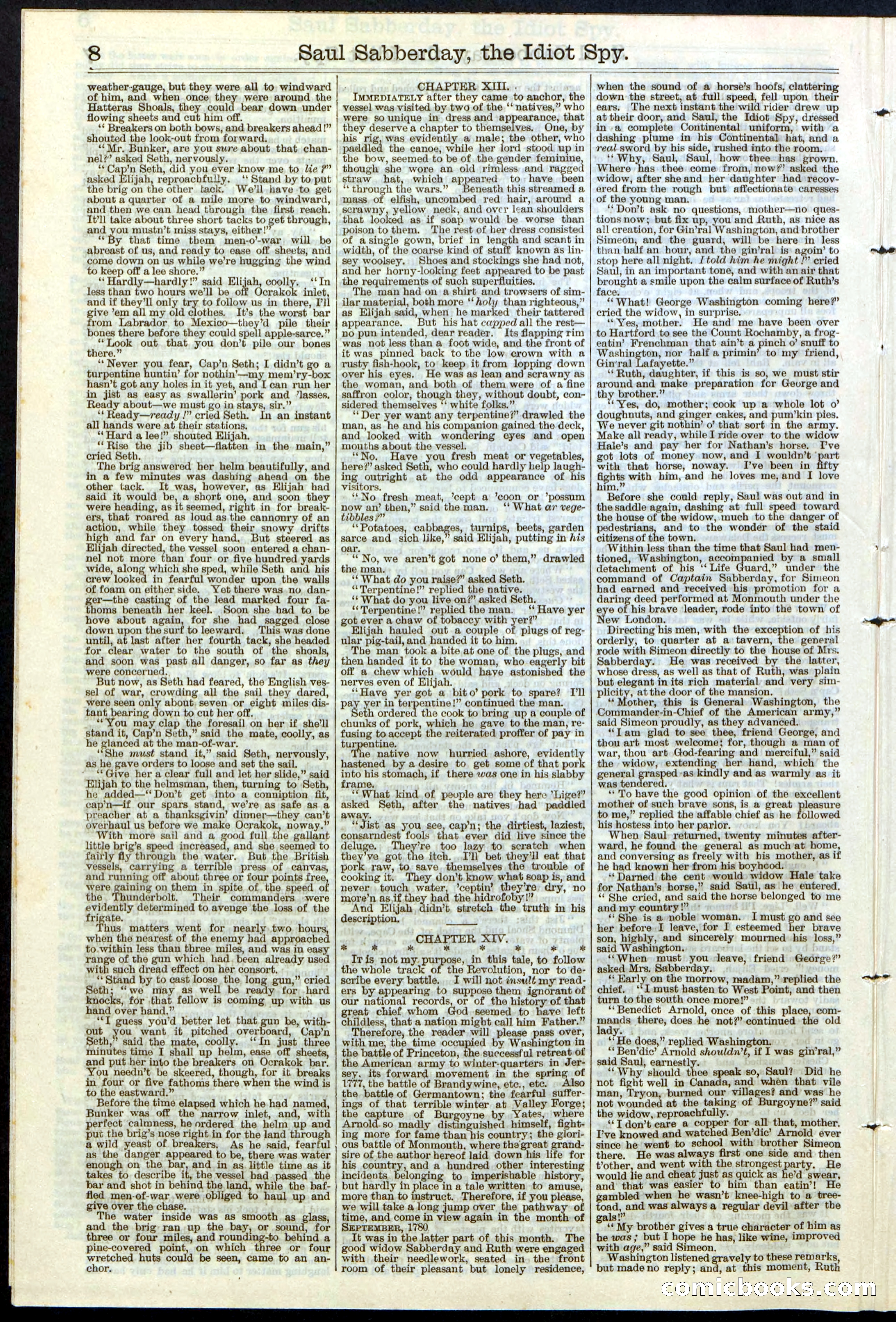 Beadle's New York Dime Library No. 122 — page 8 of 24