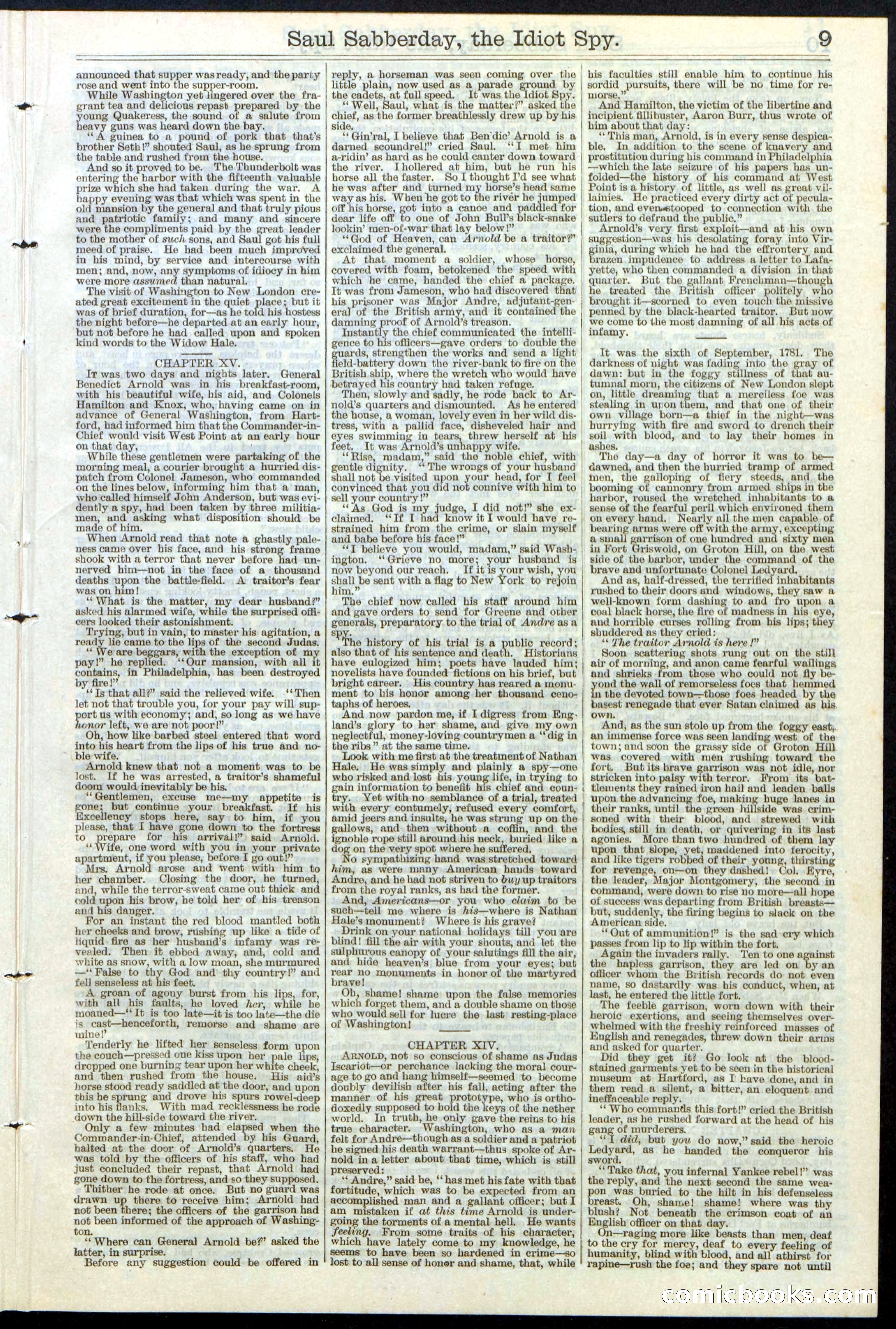 Beadle's New York Dime Library No. 122 — page 9 of 24