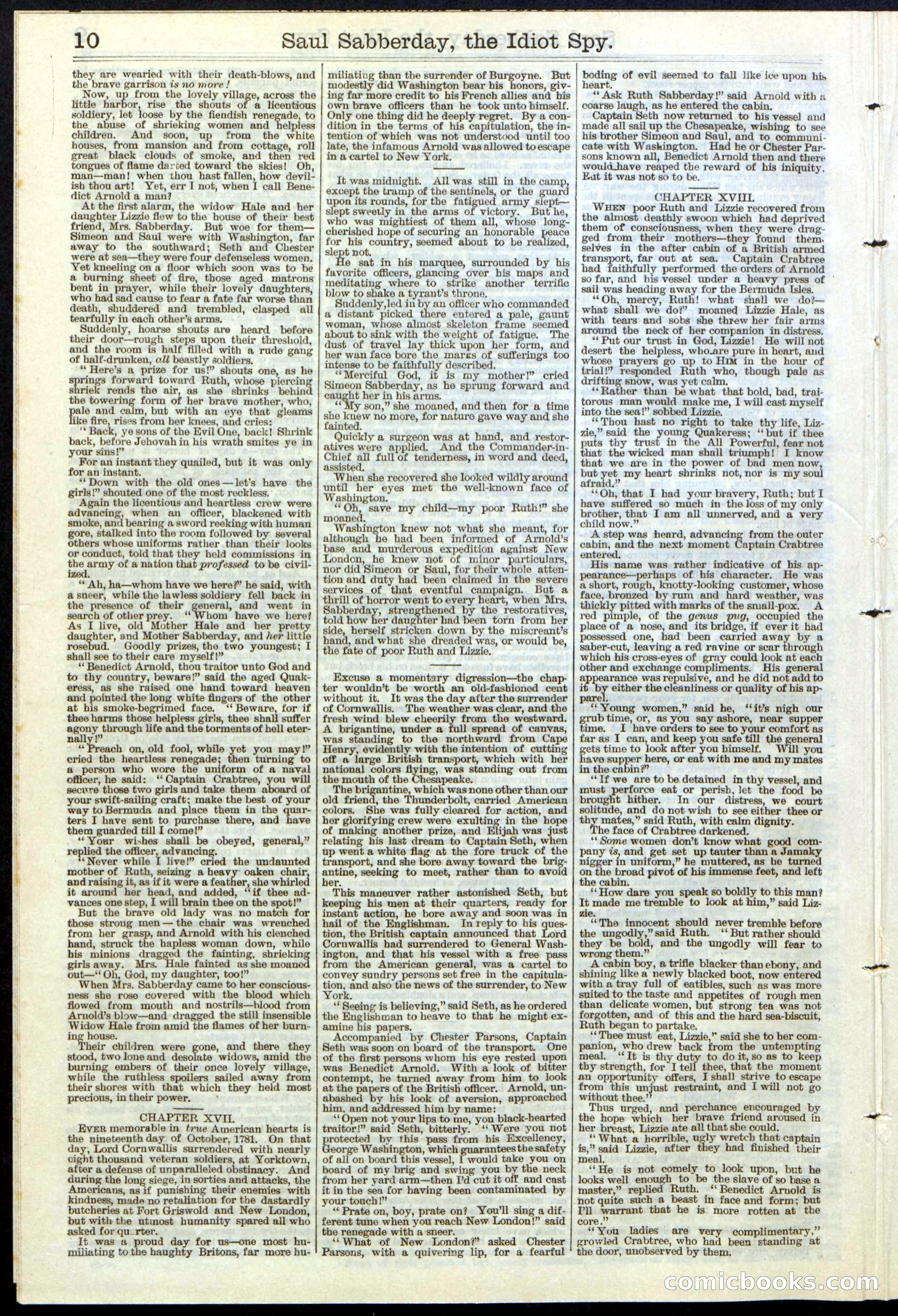 Beadle's New York Dime Library No. 122 — page 10 of 24