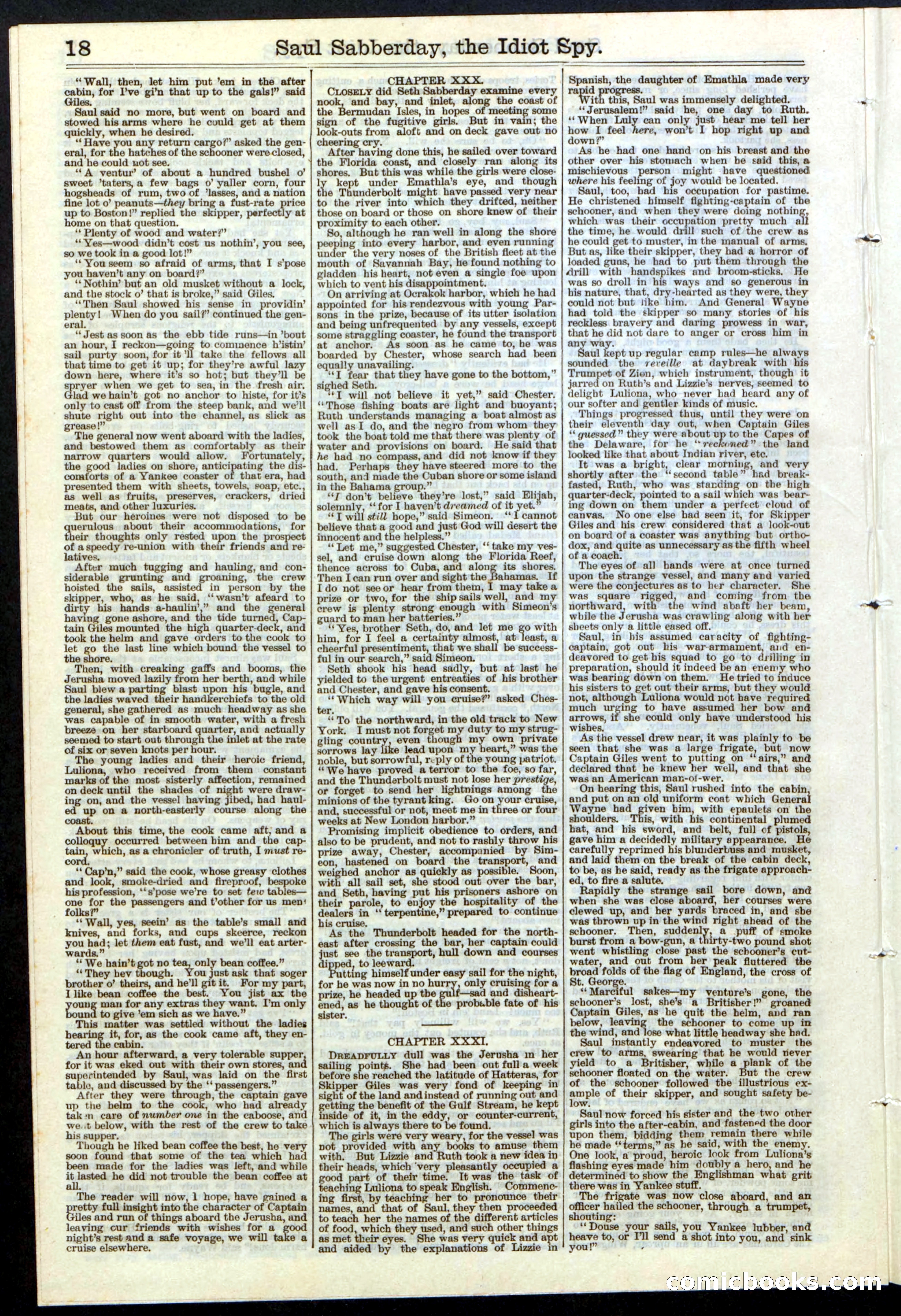 Beadle's New York Dime Library No. 122 — page 18 of 24