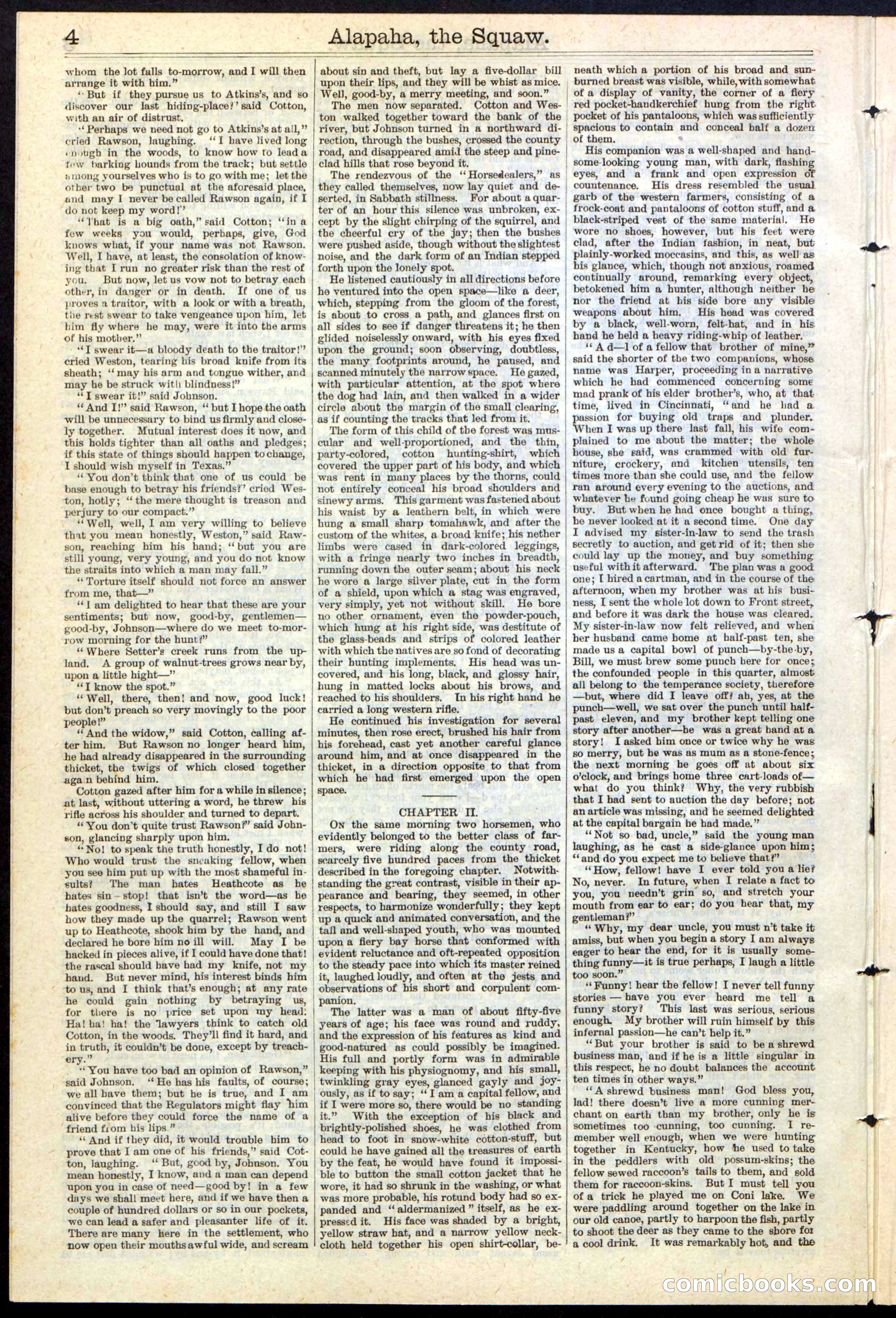 Beadle's New York Dime Library No. 123 — page 4 of 24