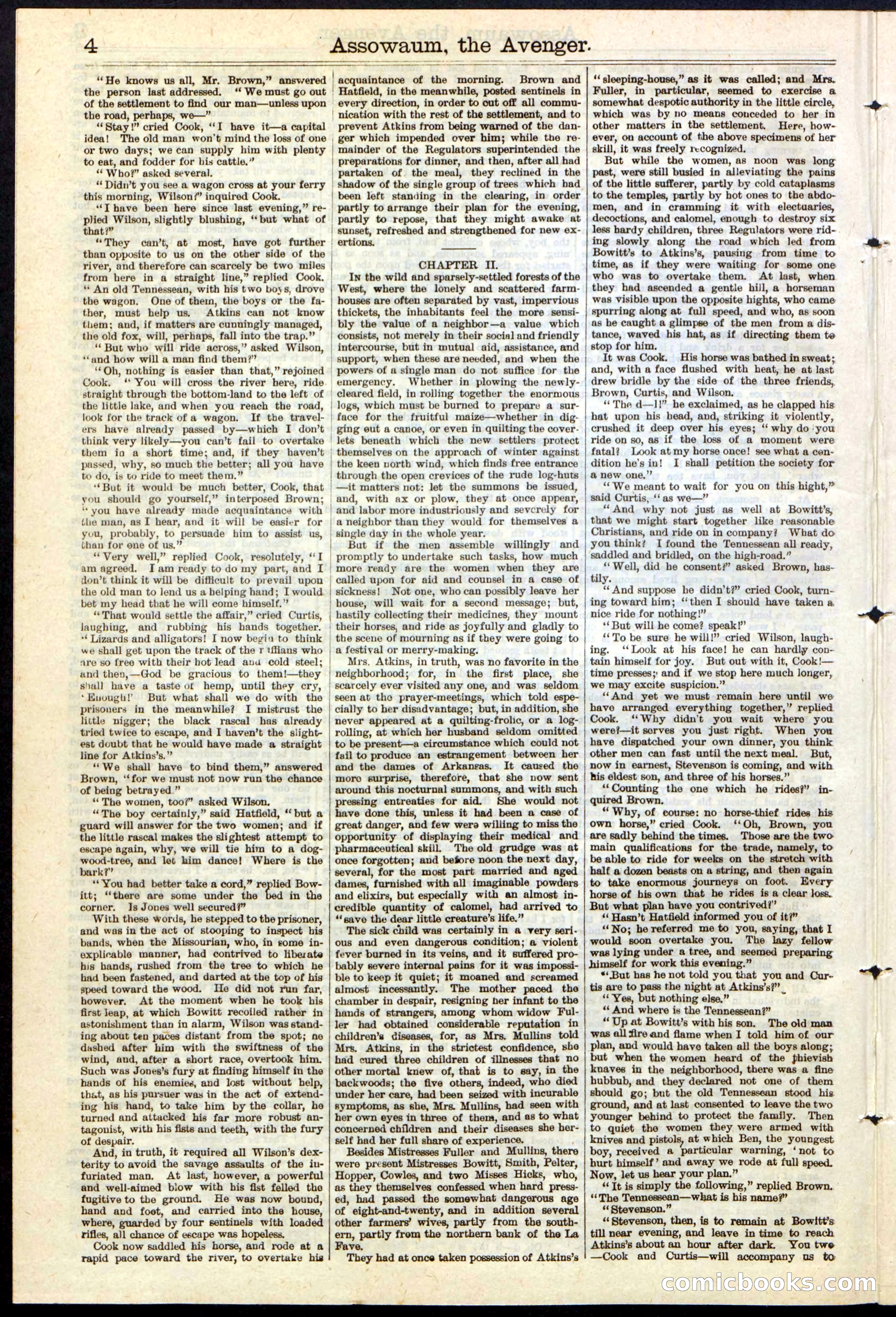 Beadle's New York Dime Library No. 124 — page 4 of 24