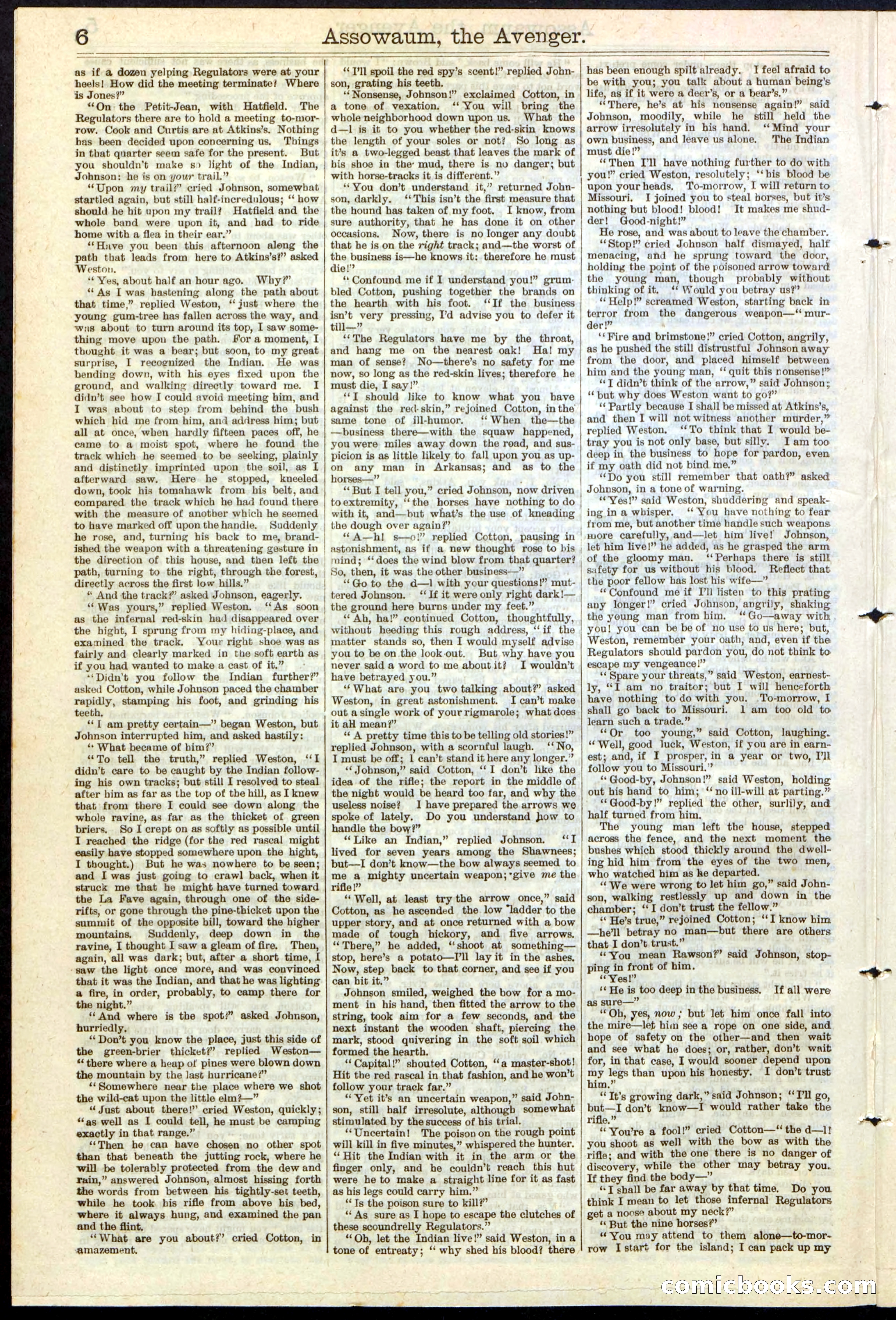 Beadle's New York Dime Library No. 124 — page 6 of 24