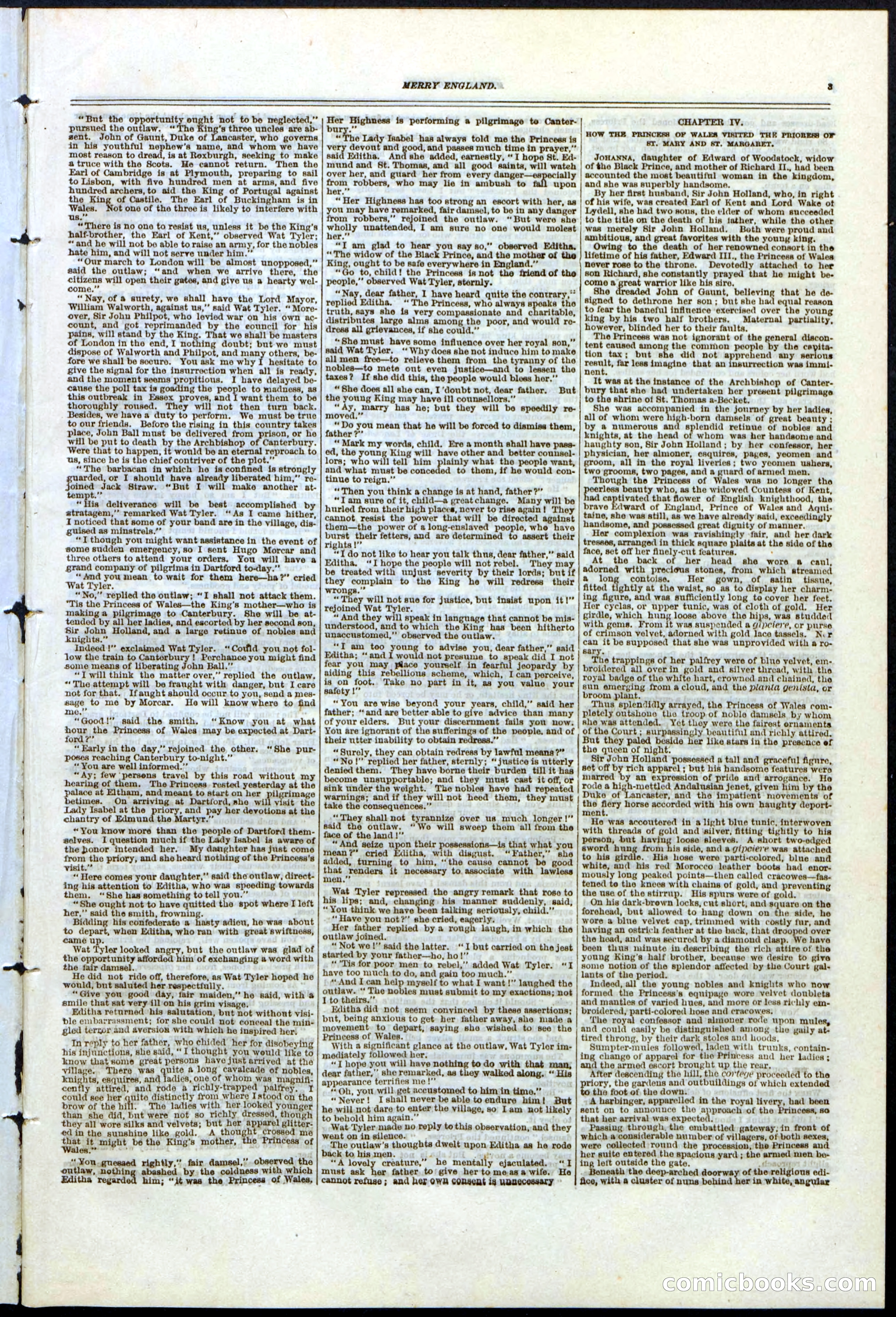 Beadle's New York Dime Library No. 125 — page 3 of 32