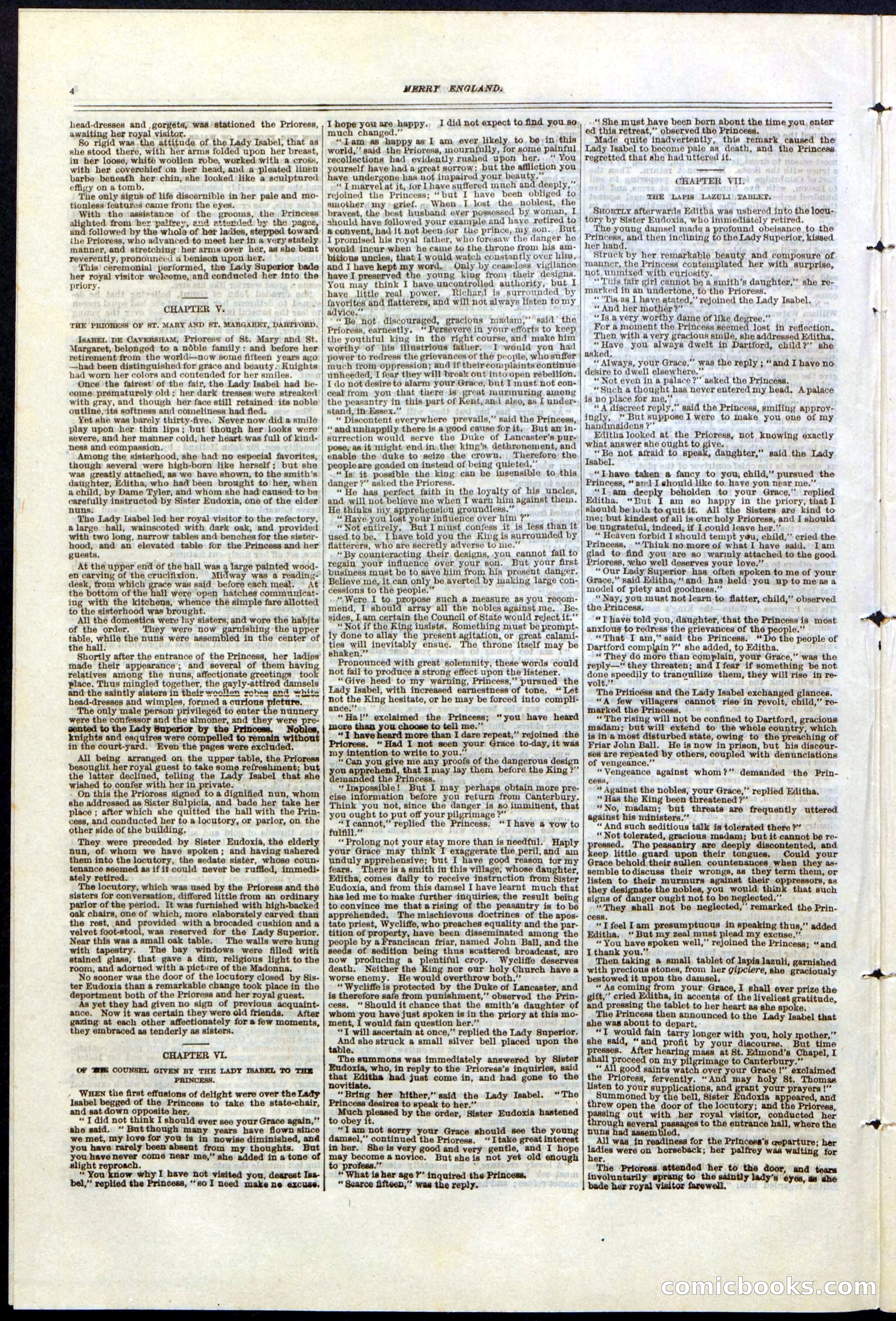 Beadle's New York Dime Library No. 125 — page 4 of 32