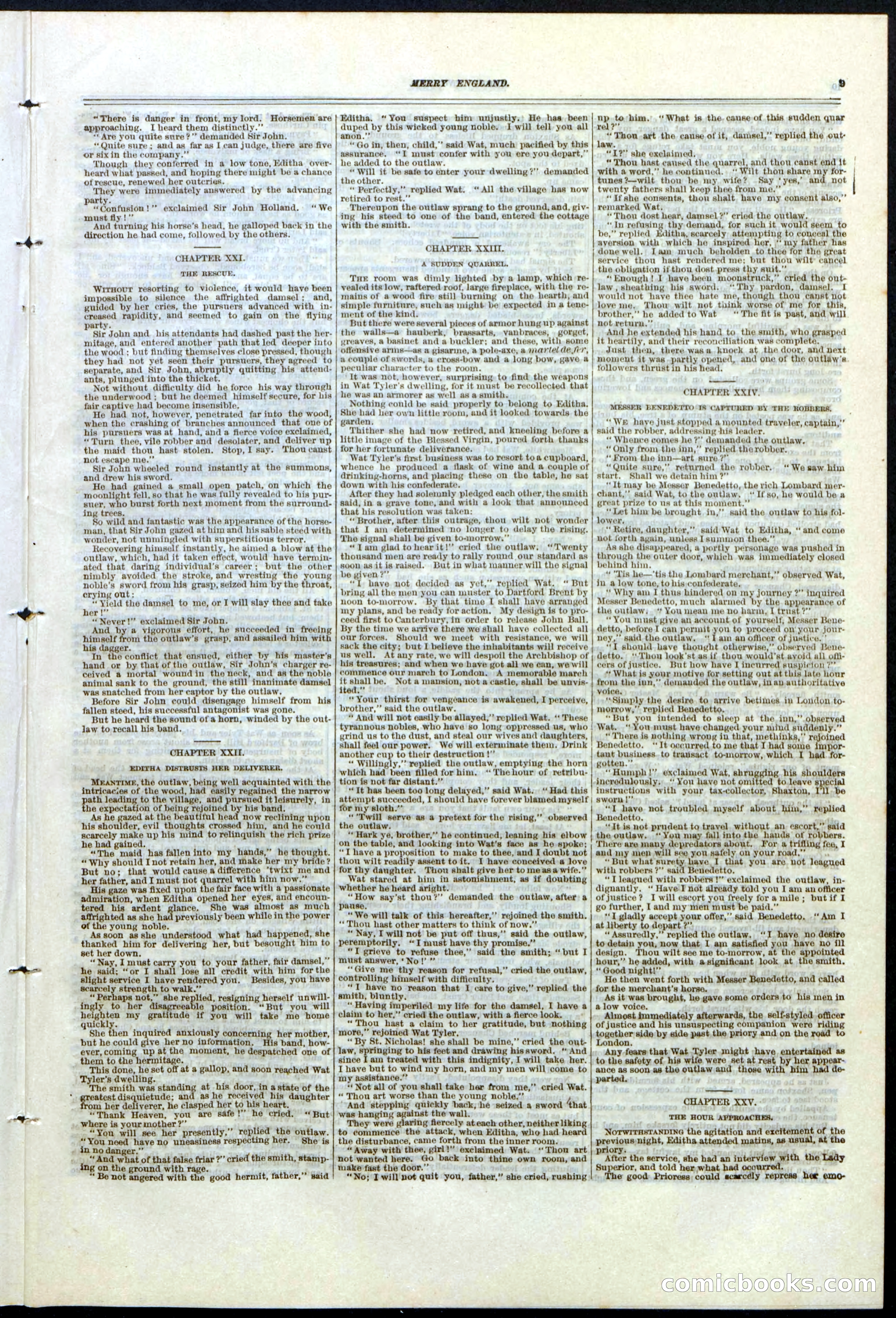 Beadle's New York Dime Library No. 125 — page 9 of 32