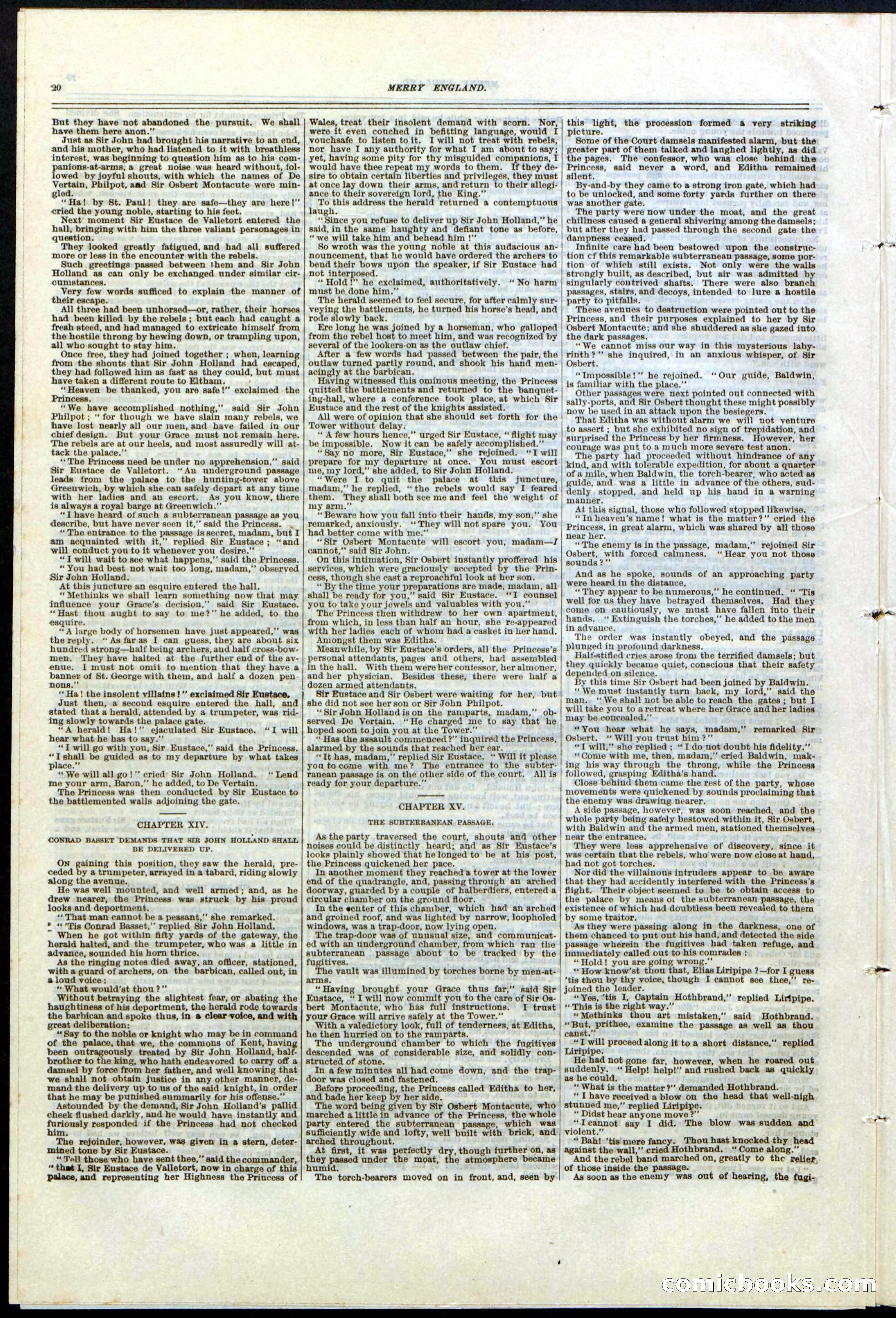 Beadle's New York Dime Library No. 125 — page 20 of 32