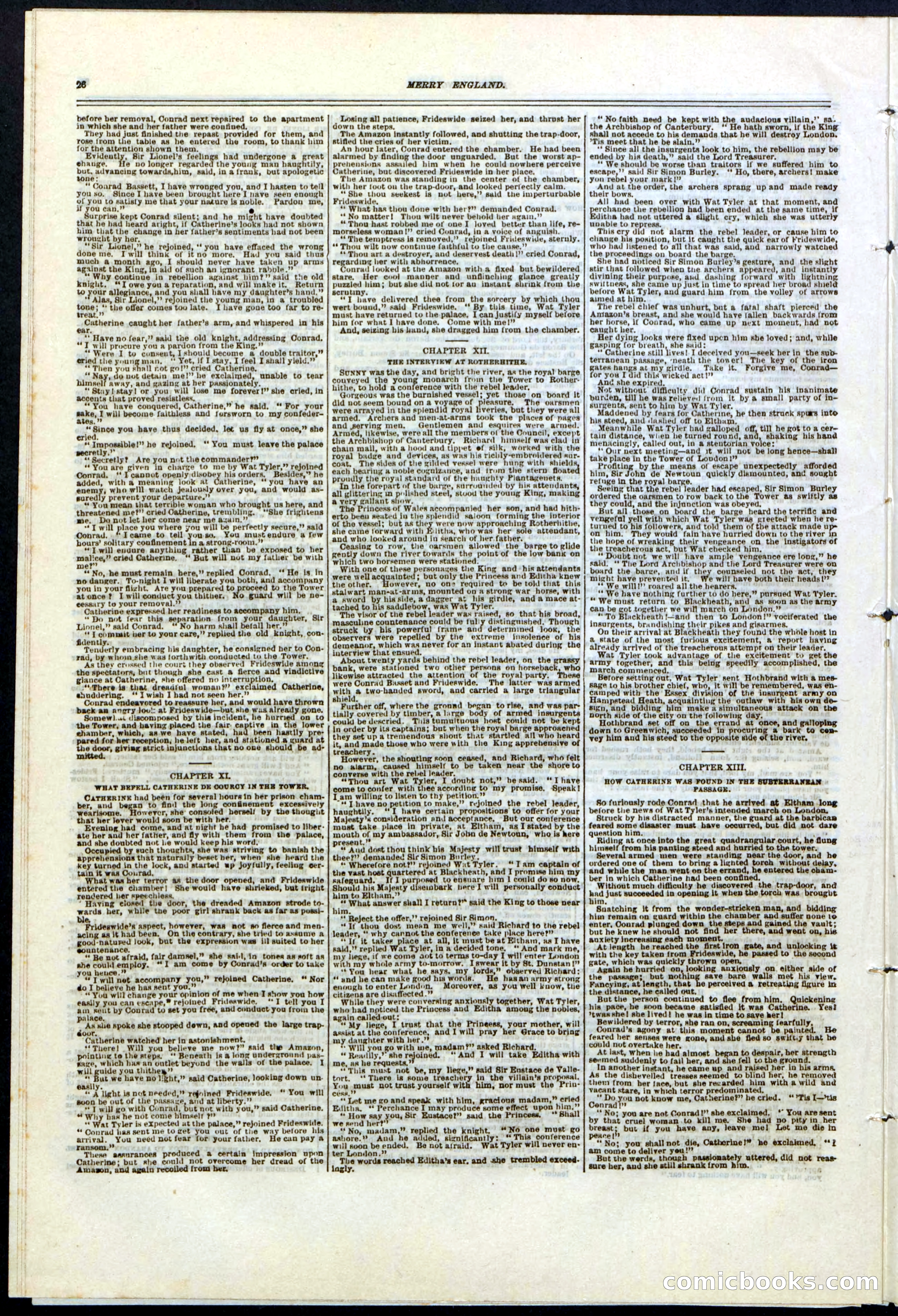 Beadle's New York Dime Library No. 125 — page 26 of 32