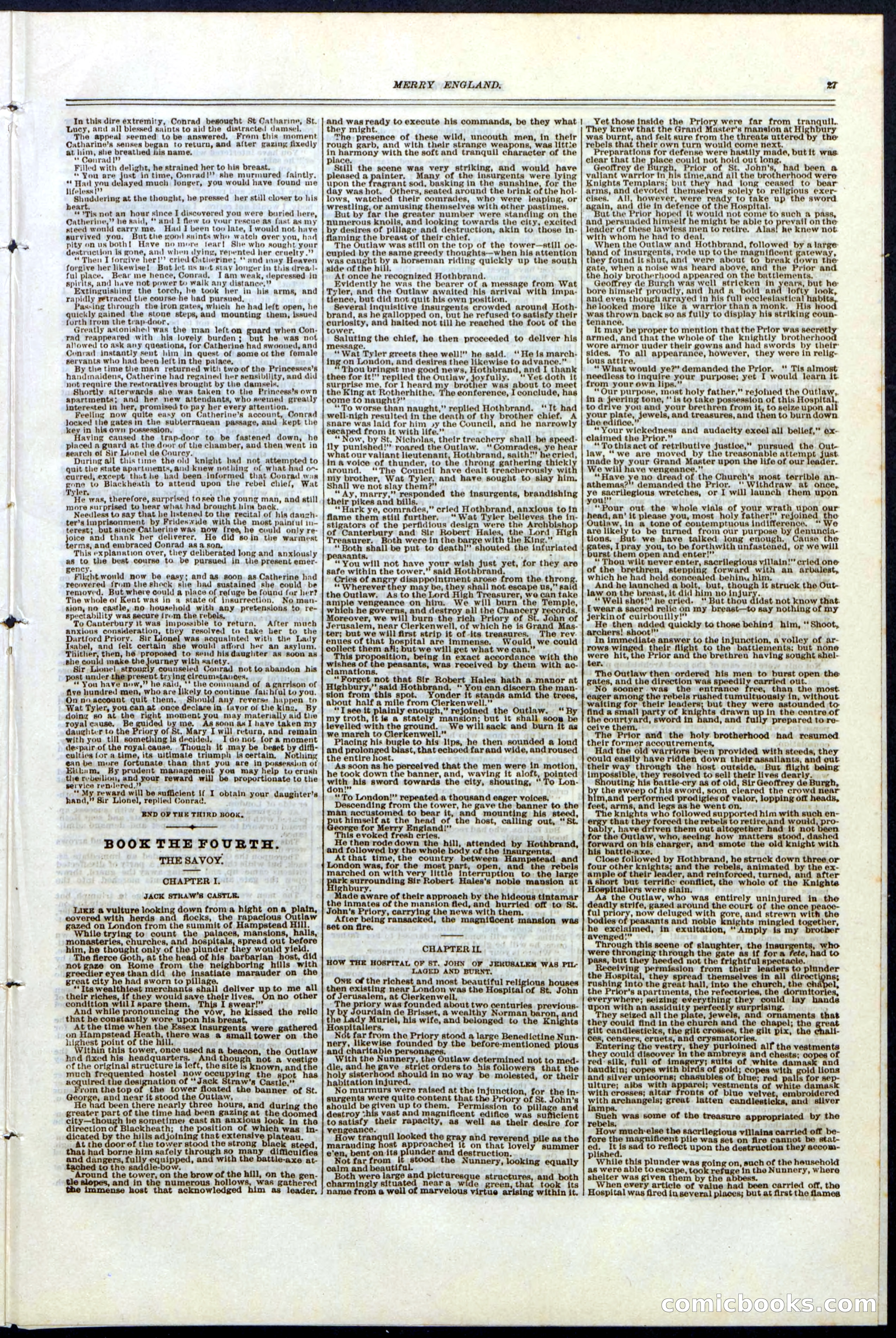 Beadle's New York Dime Library No. 125 — page 27 of 32