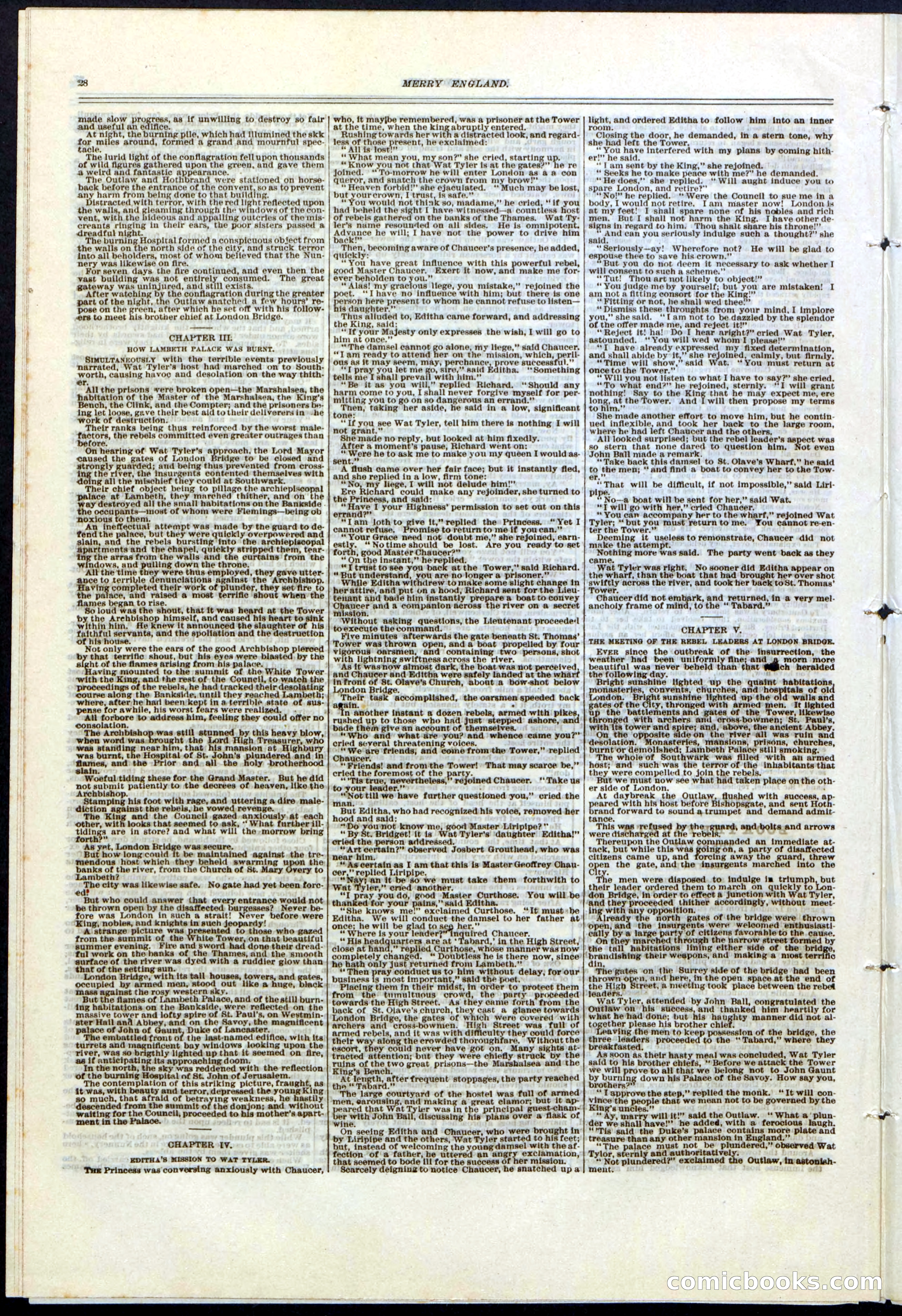 Beadle's New York Dime Library No. 125 — page 28 of 32