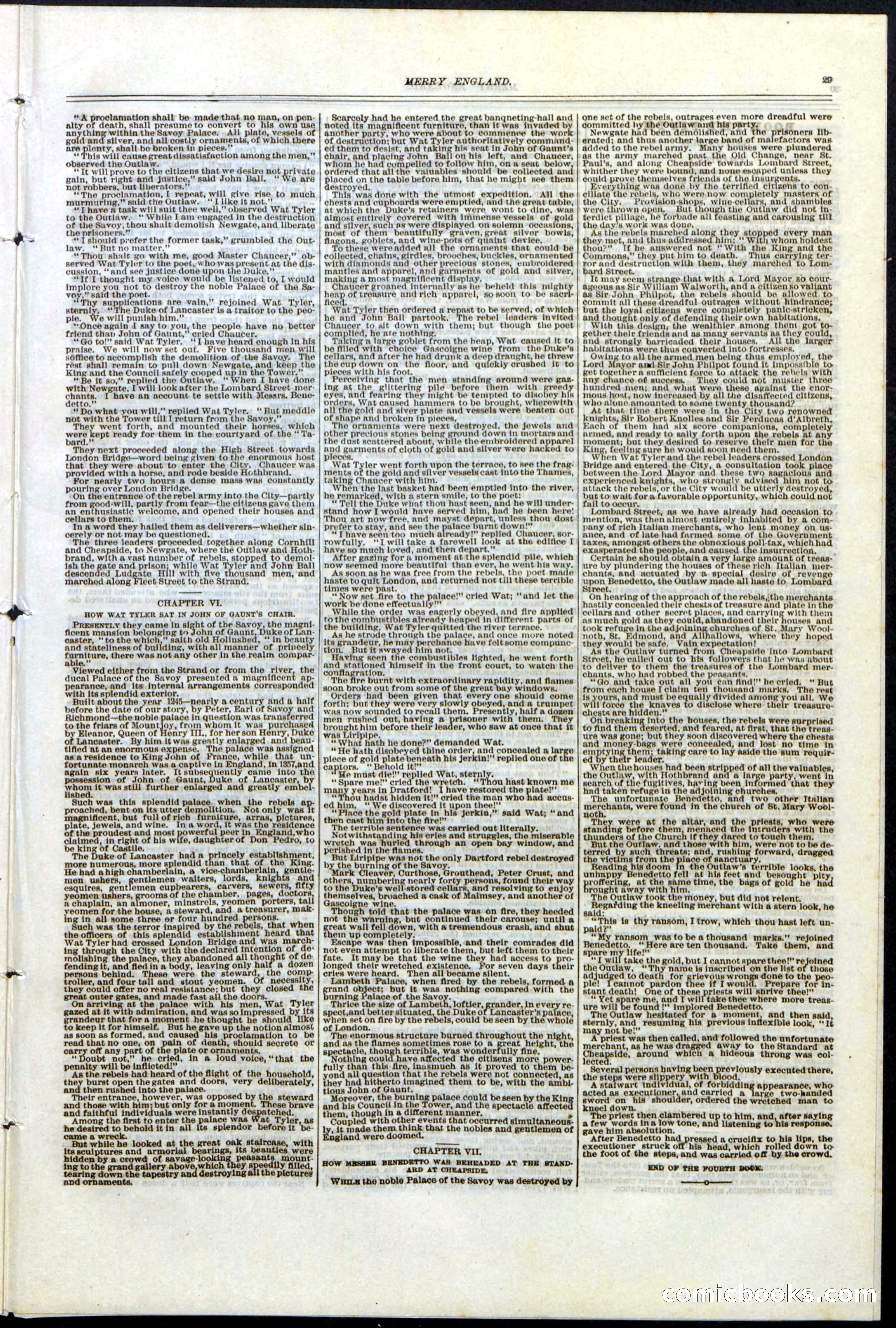 Beadle's New York Dime Library No. 125 — page 29 of 32